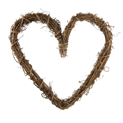 18" Grapevine Heart Wreath Item Number: KG2683