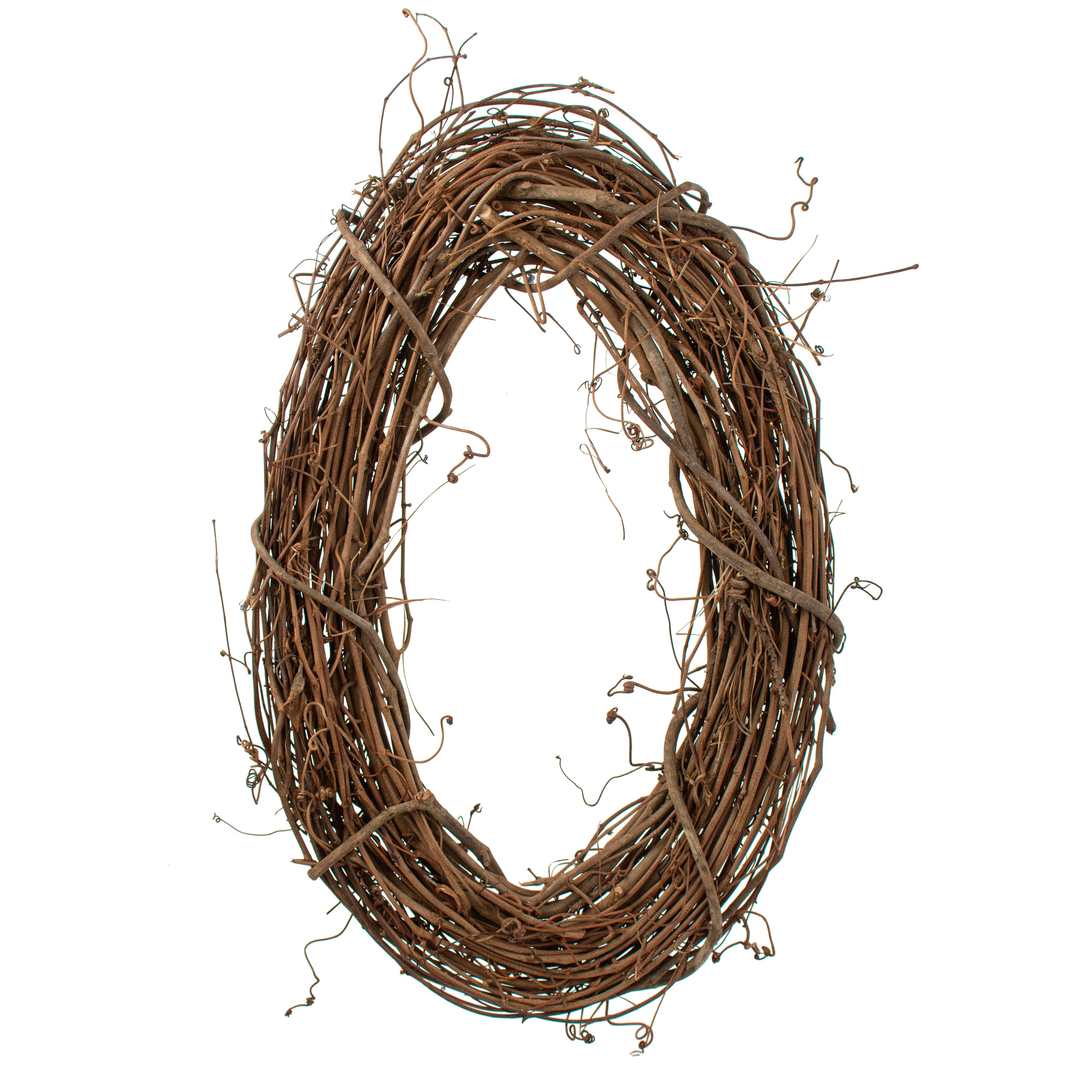 18" Grapevine Oval Wreath Item Number: 11018