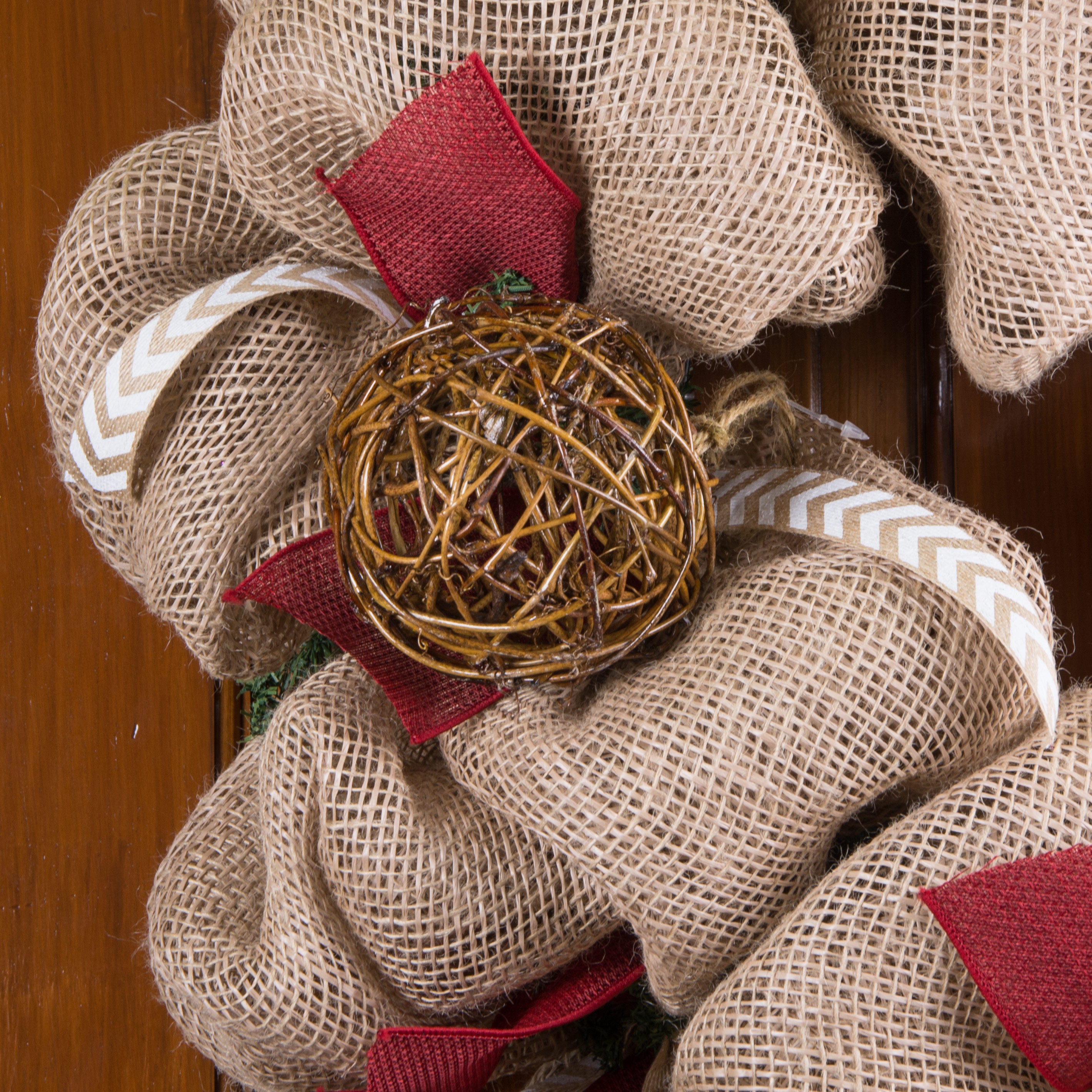 4" Grapevine Twig Ball: Natural Brown Lifestyle Photo