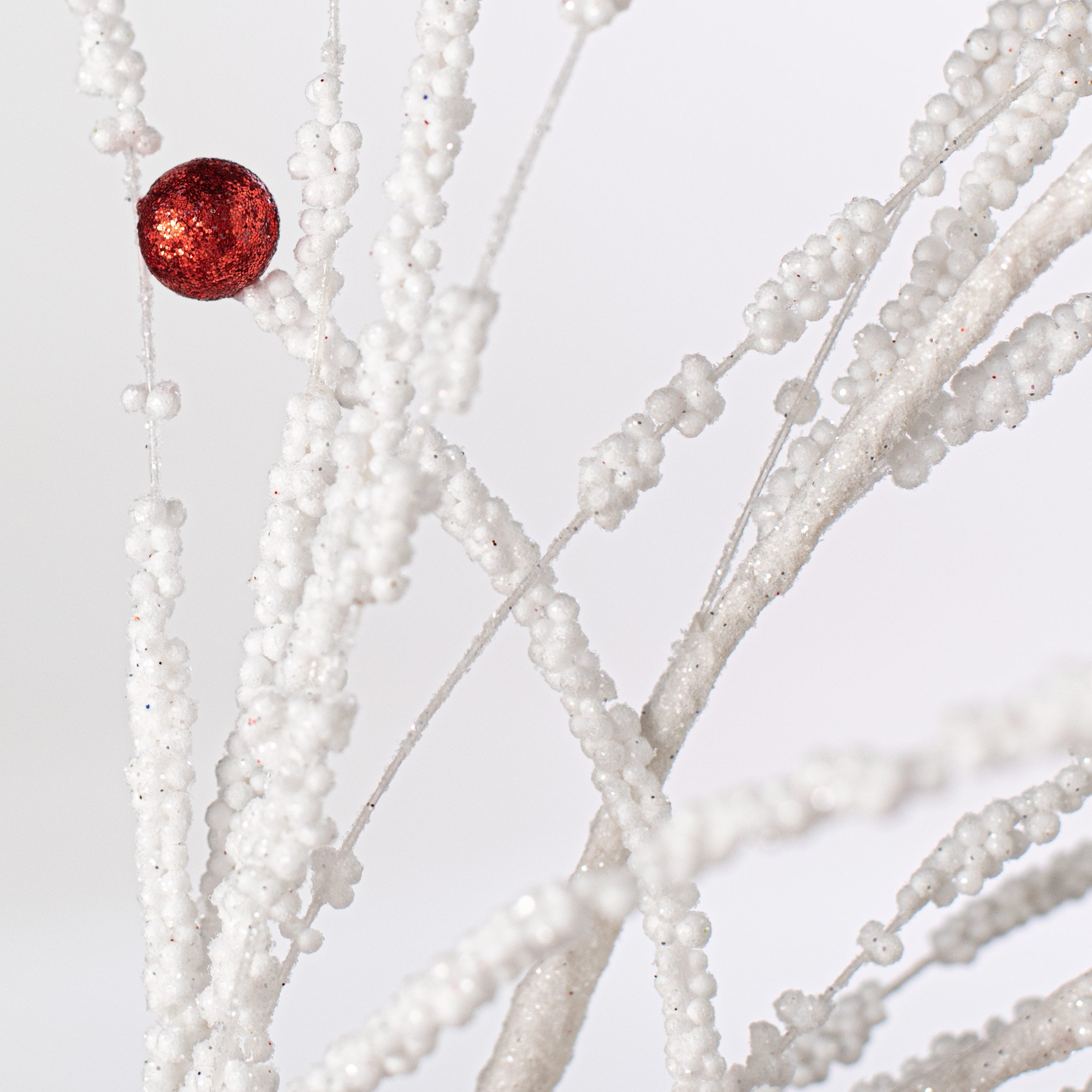 31" Grass Berry Spray: White & Red Lifestyle Photo