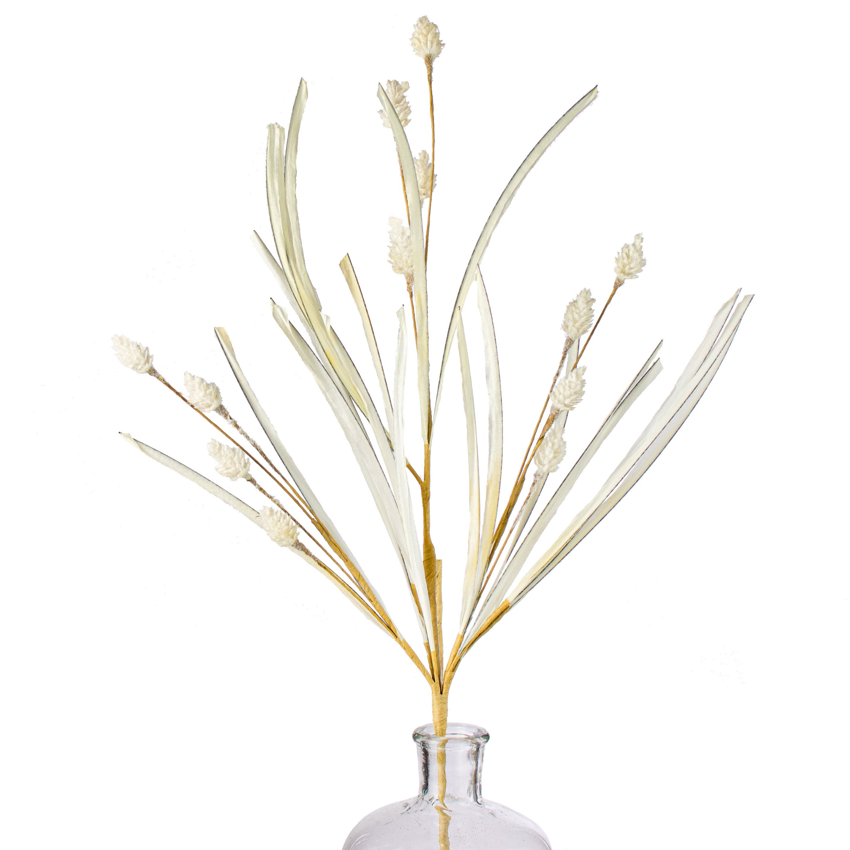 28" Grass & Cone Filler Bush: Beige Item Number: 56973BE