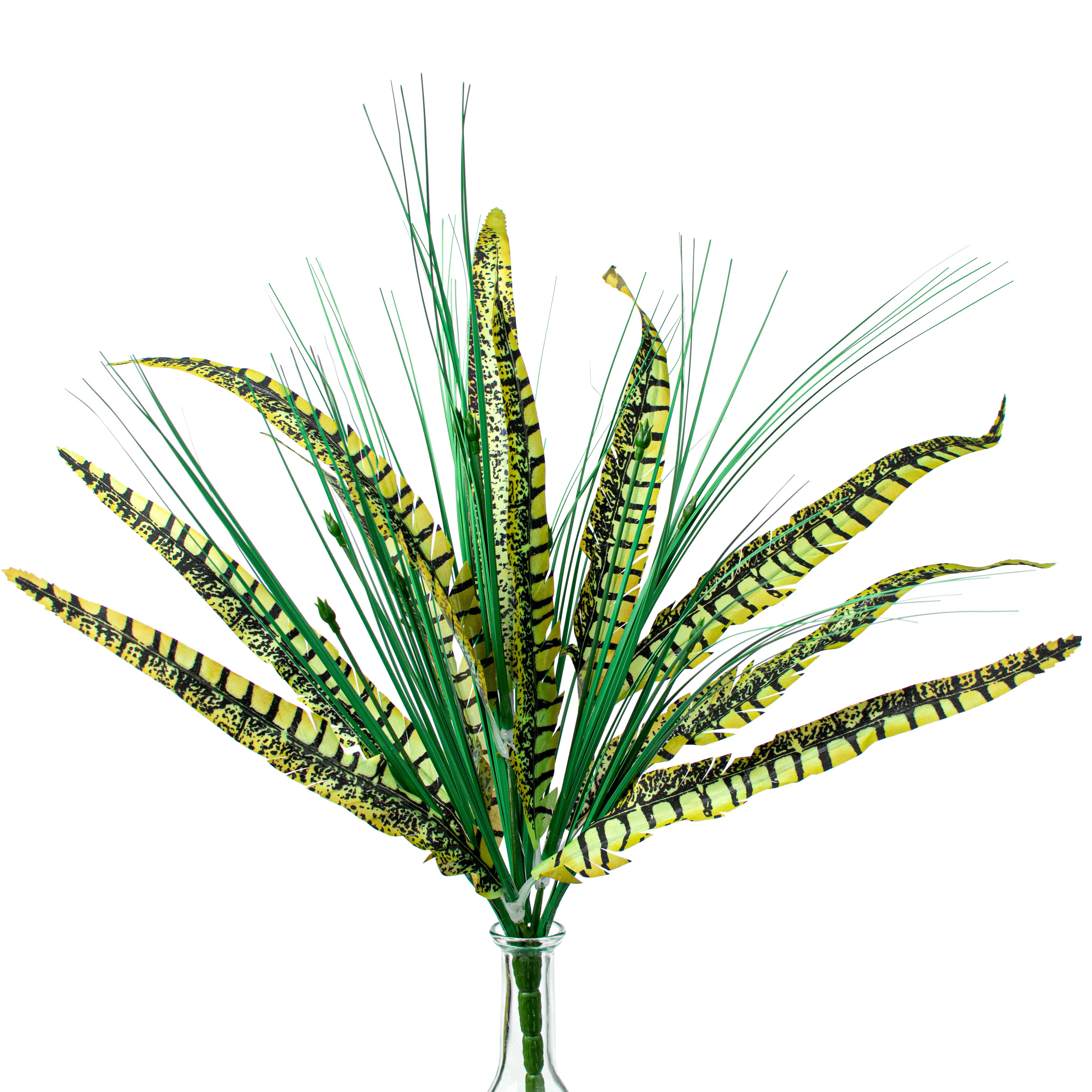 23" Grass Feather Bush Item Number: 35113GN
