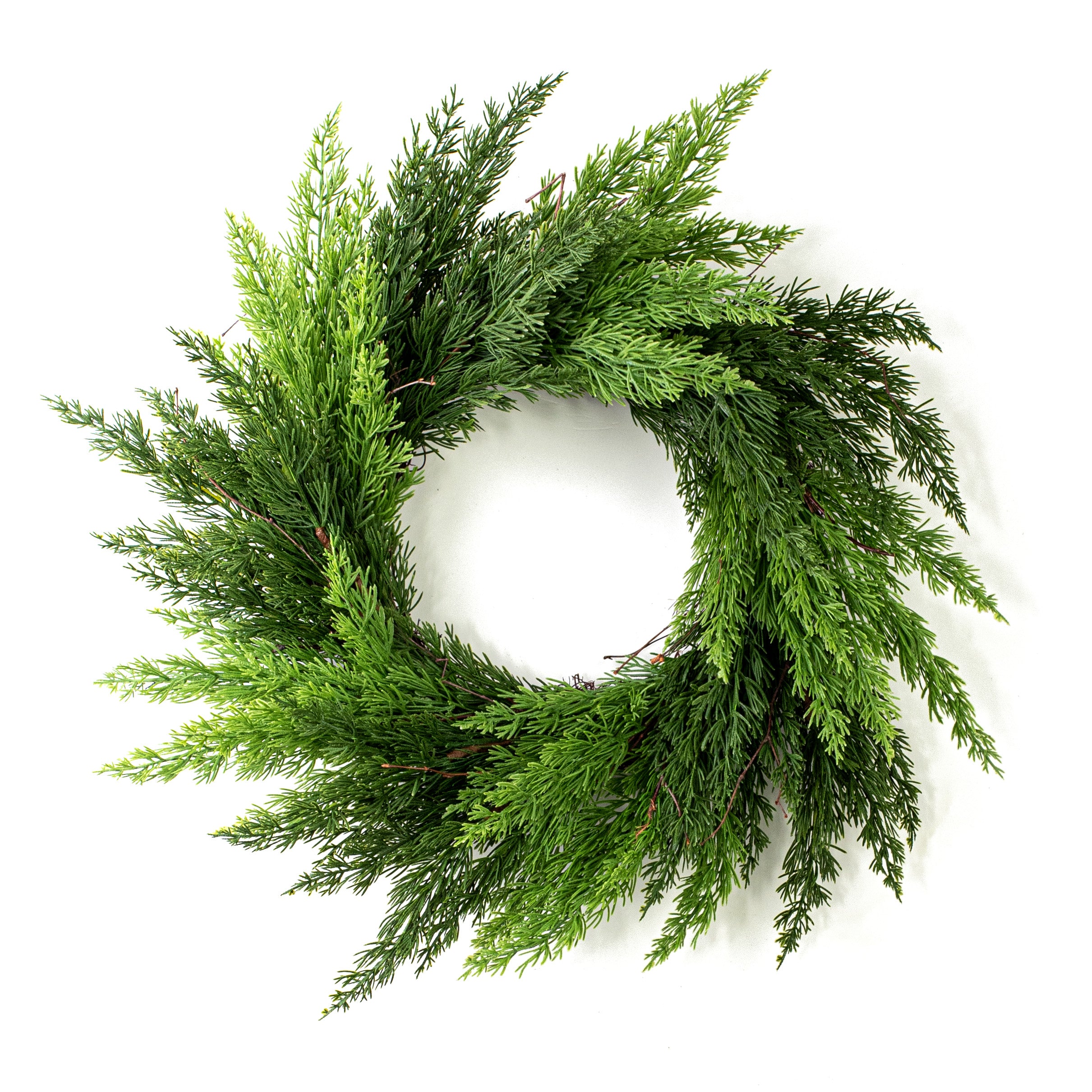 24" Green Cedar Wreath Item Number: XX7797