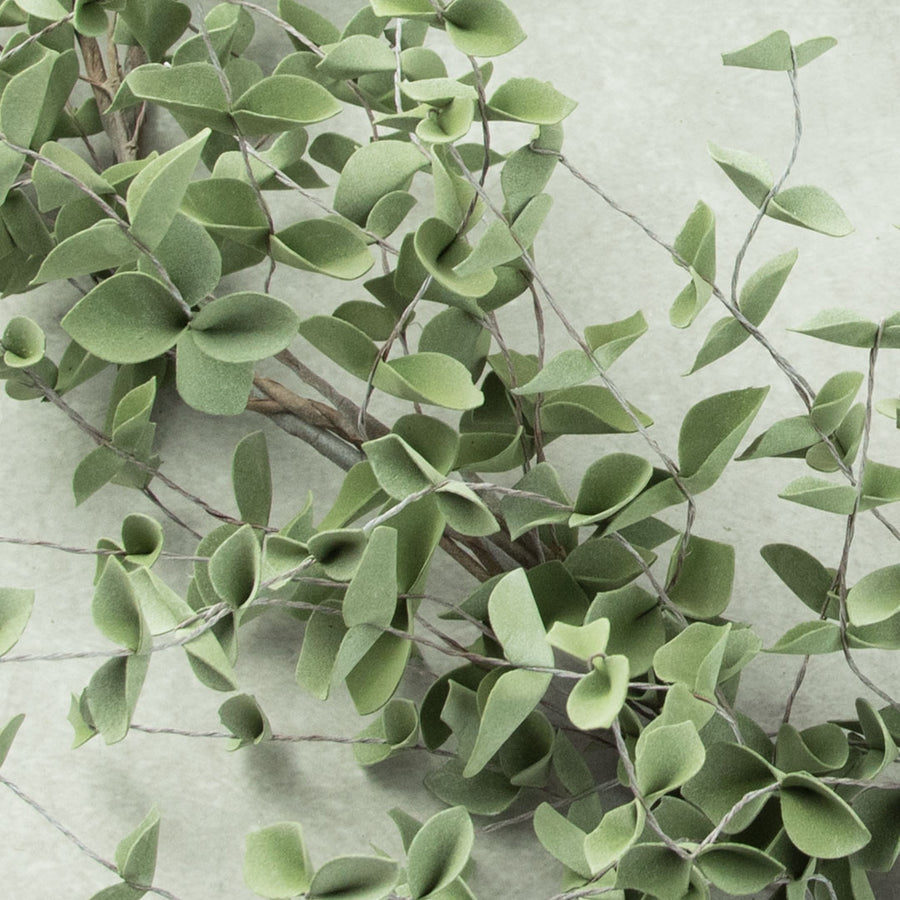5' Green Eucalyptus Garland detail photo 3