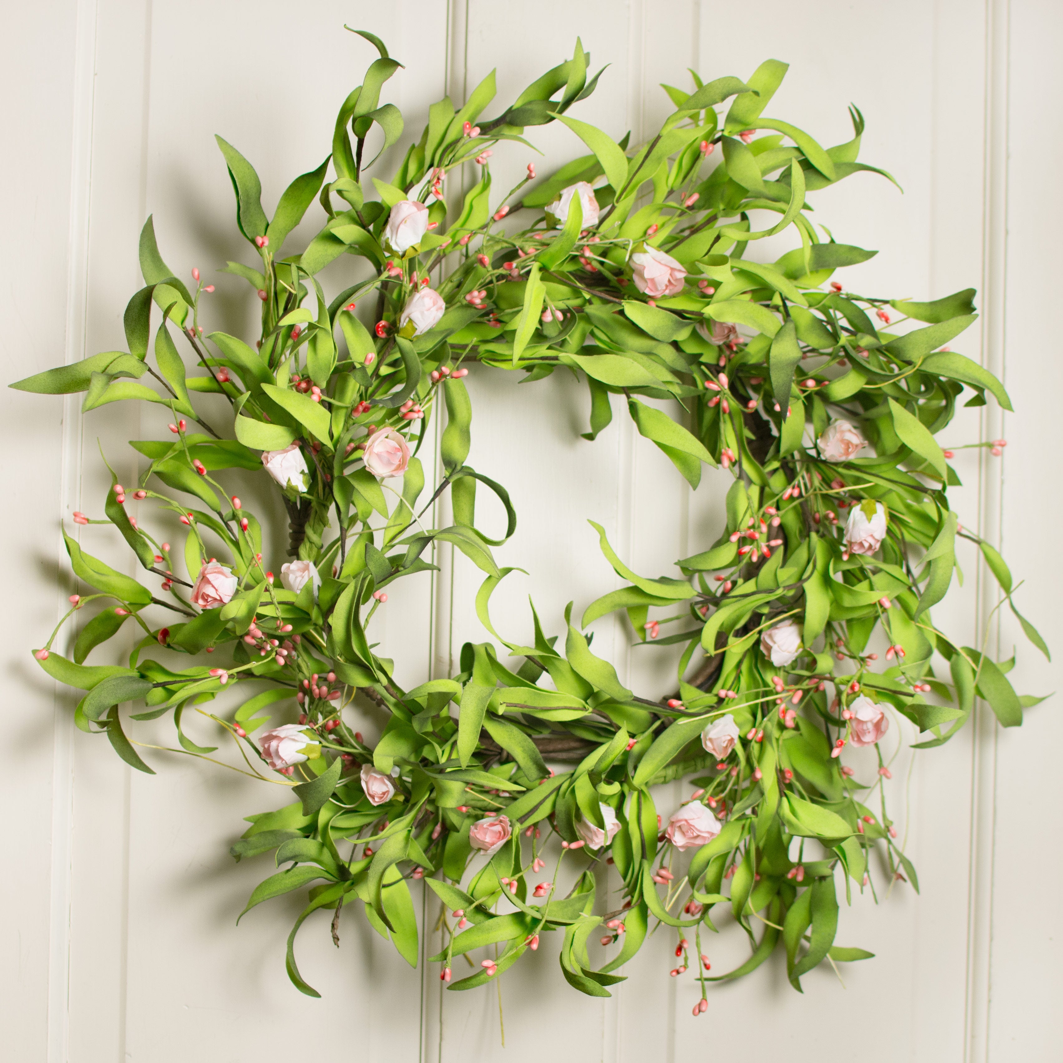 20" Green Herbs Wreath Lifestyle Photo