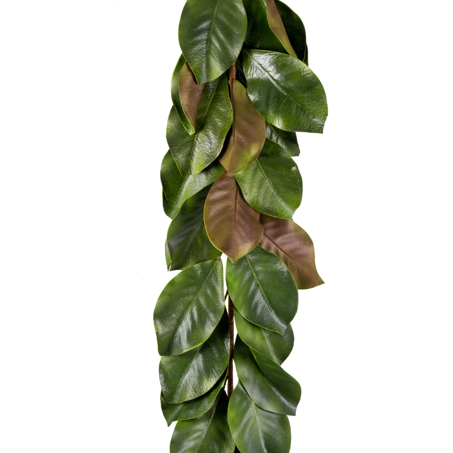 5' Green Magnolia Leaf Garland Item Number: 2833021GR
