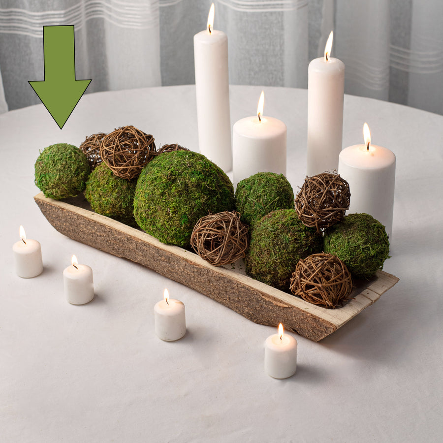 3" Green Moss Ball Lifestyle Photo