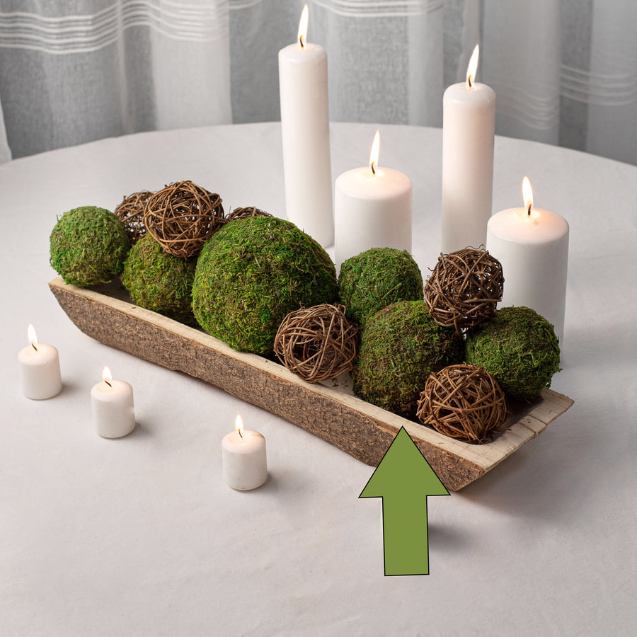 4" Green Moss Ball Lifestyle Photo
