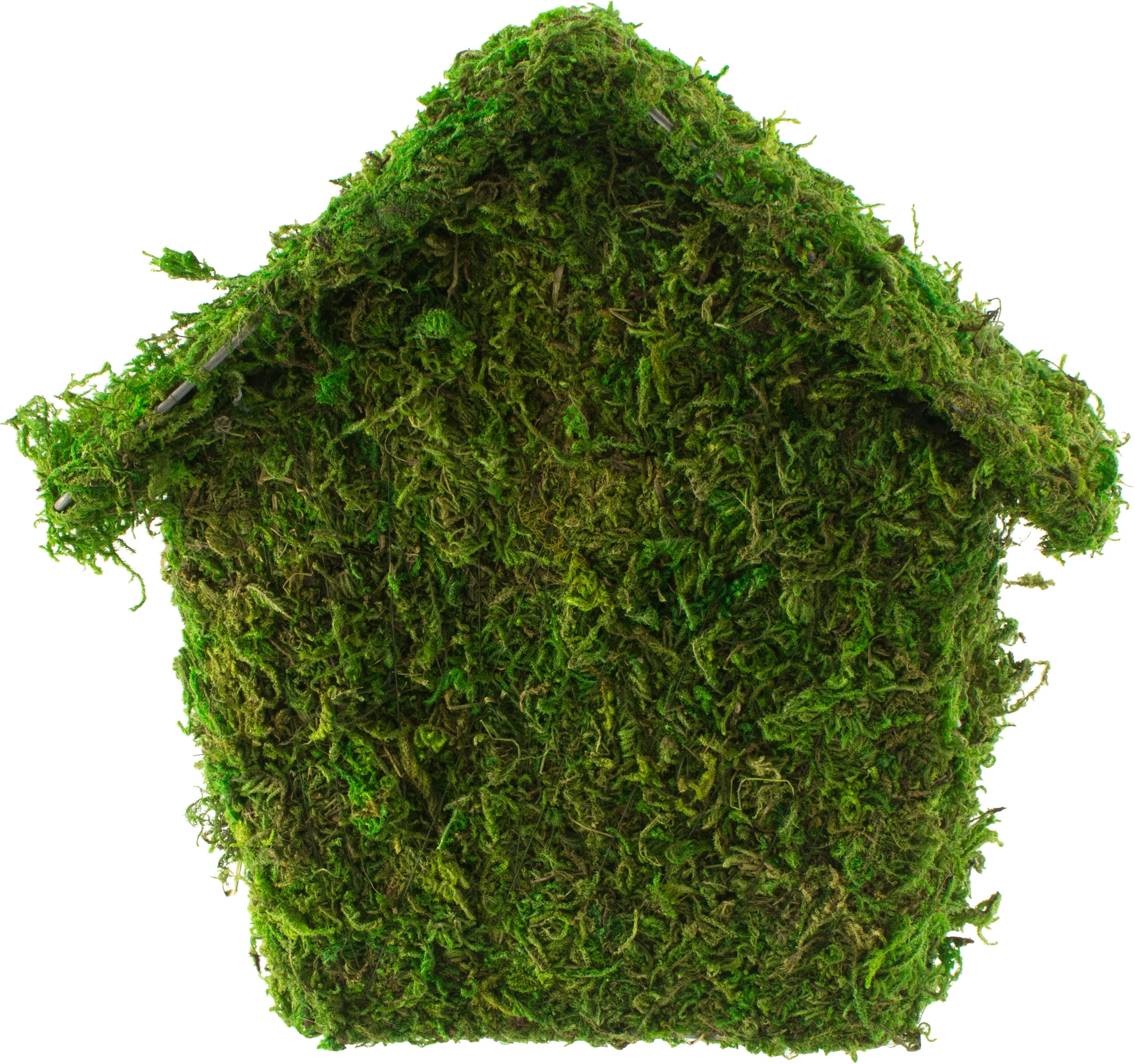 8" Green Moss Birdhouse detail photo 5