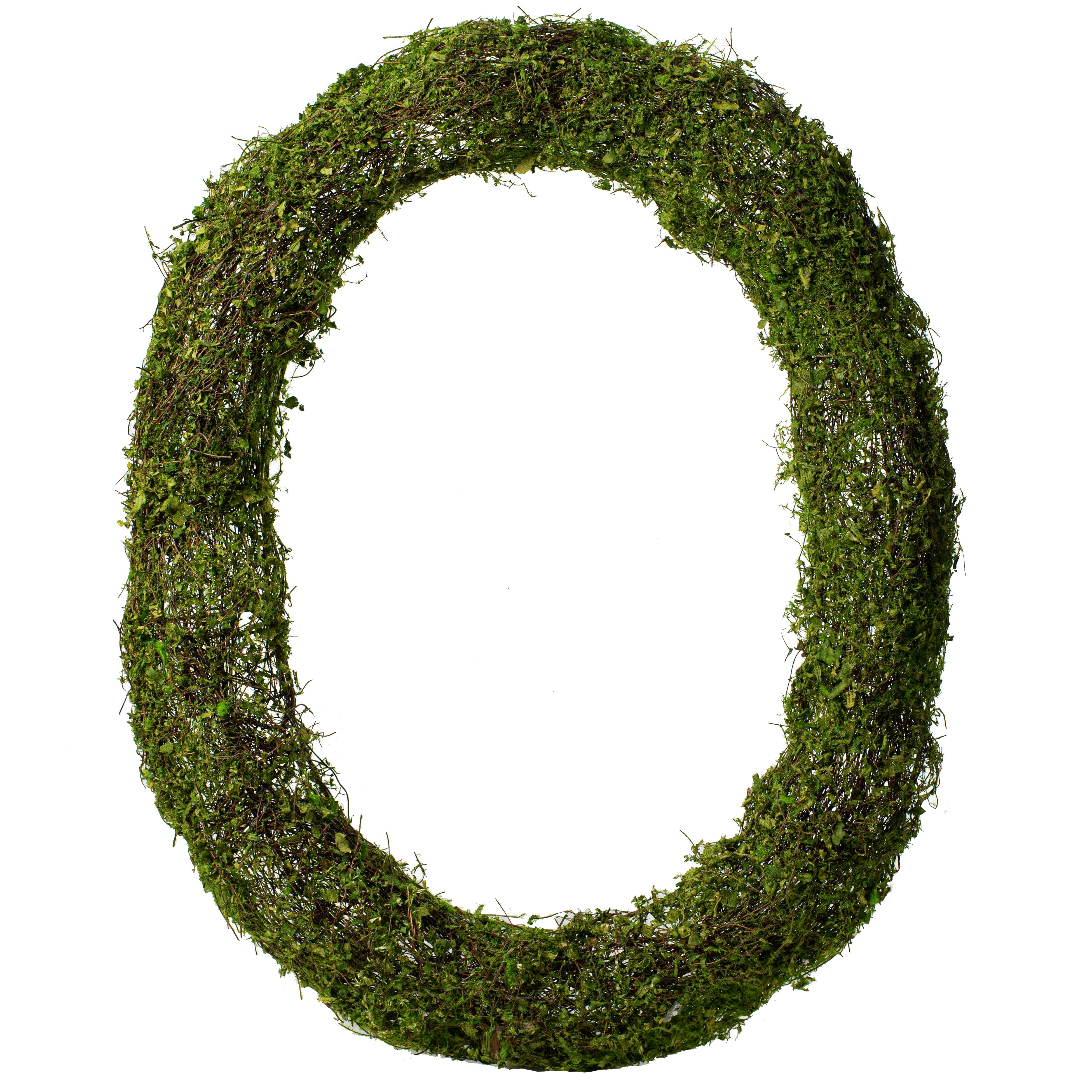 22" Green Moss Vine Wreath: Oval Item Number: 62647GN