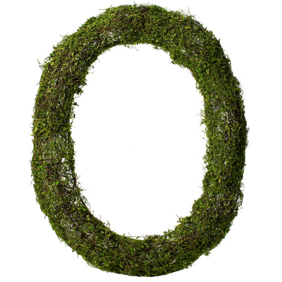 22" Green Moss Vine Wreath: Oval Item Number: 62647GN
