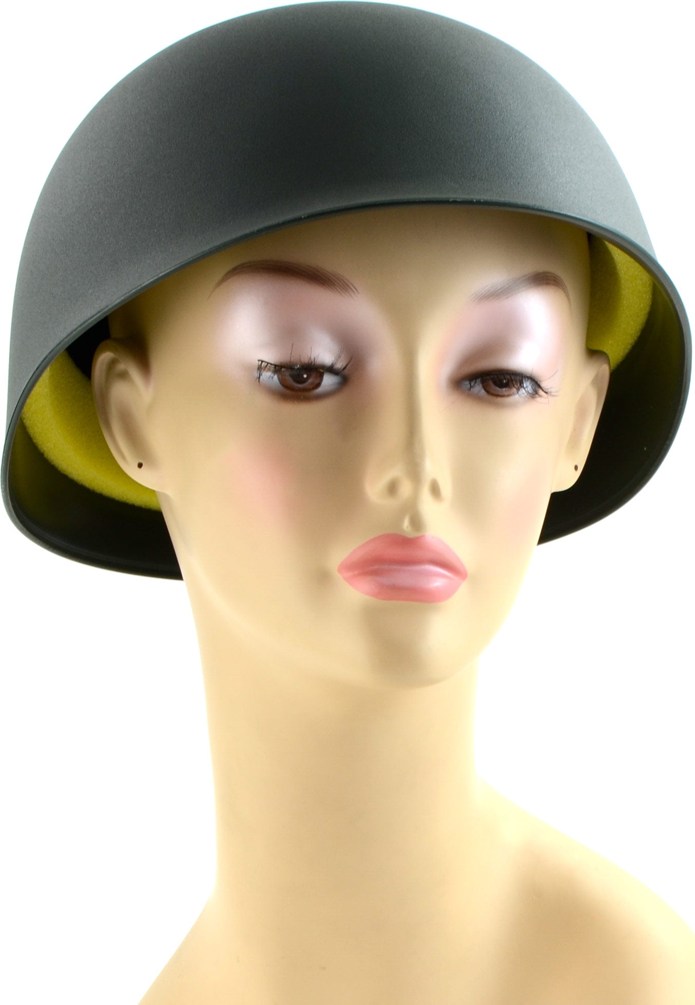 Green Plastic Army Helmet detail photo 3