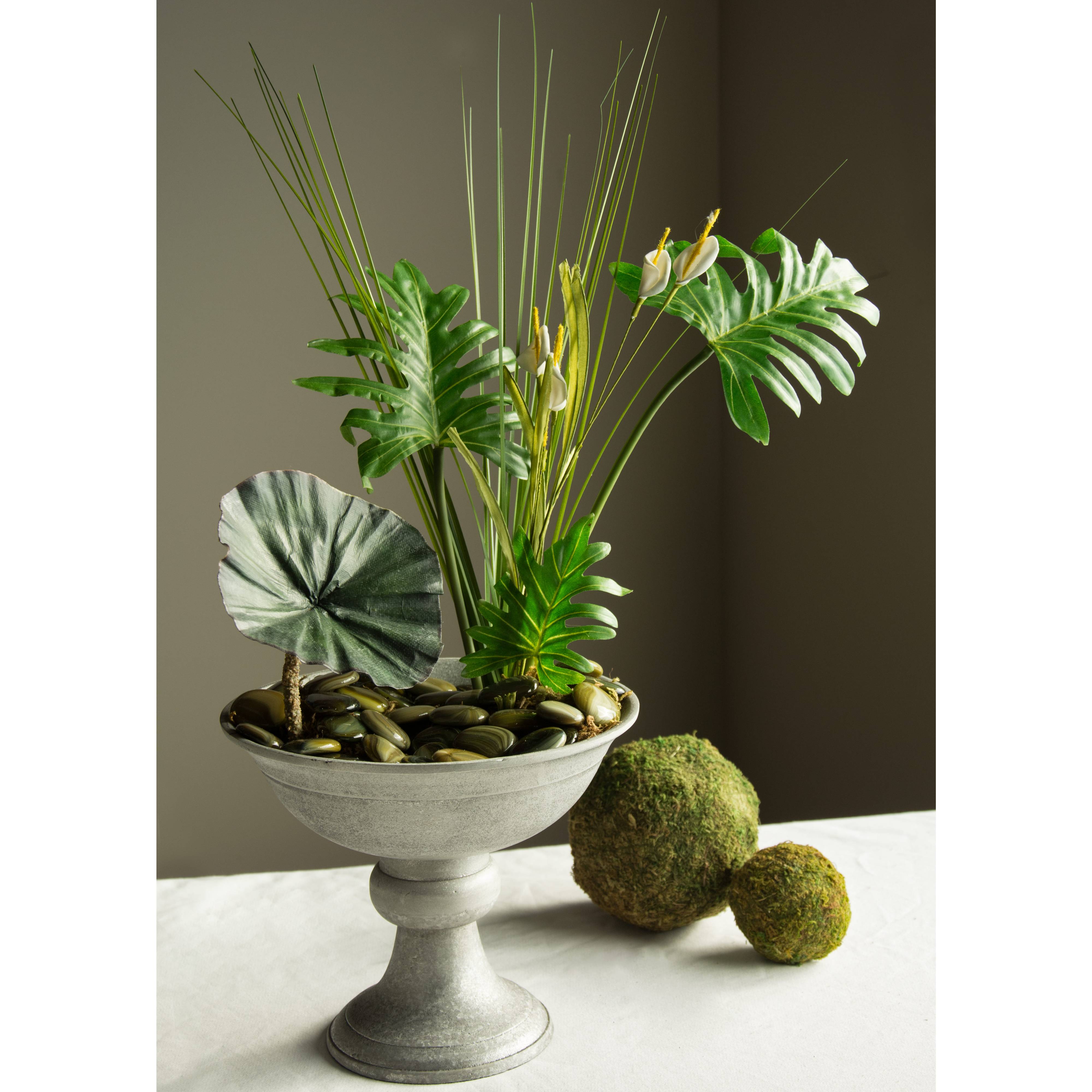 24" Green Split Leaf Philodendron Bush Lifestyle Photo