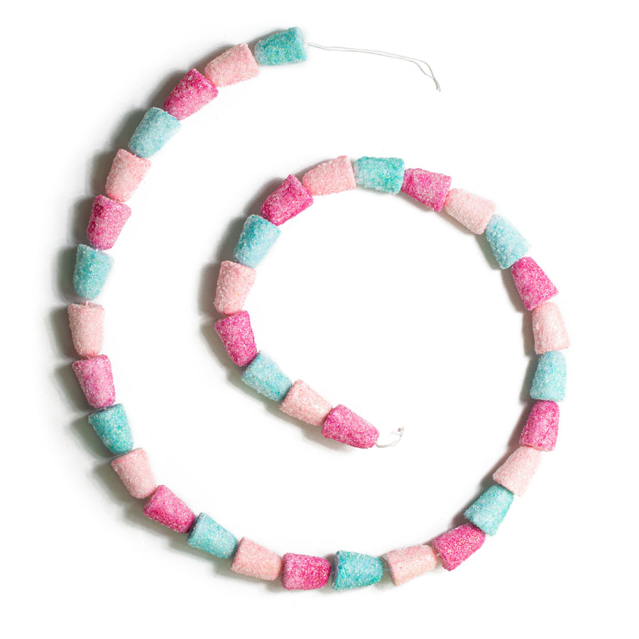 4' Gumdrop Garland: Fuchsia, Pink, Blue Item Number: 85566BTPKBL