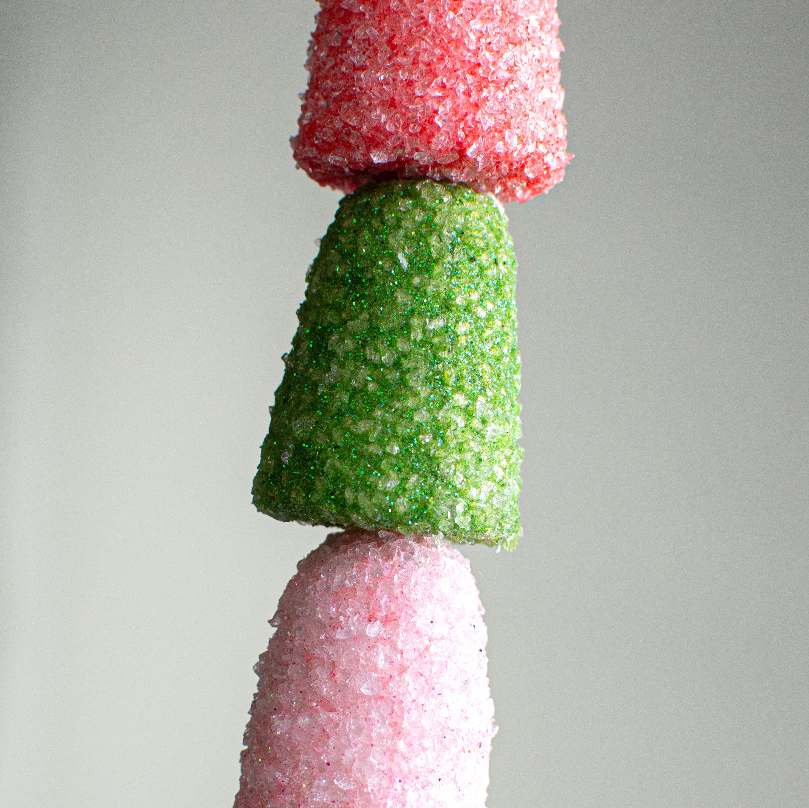 4' Gumdrop Garland: Red, Green, Pink, Blue detail photo 3