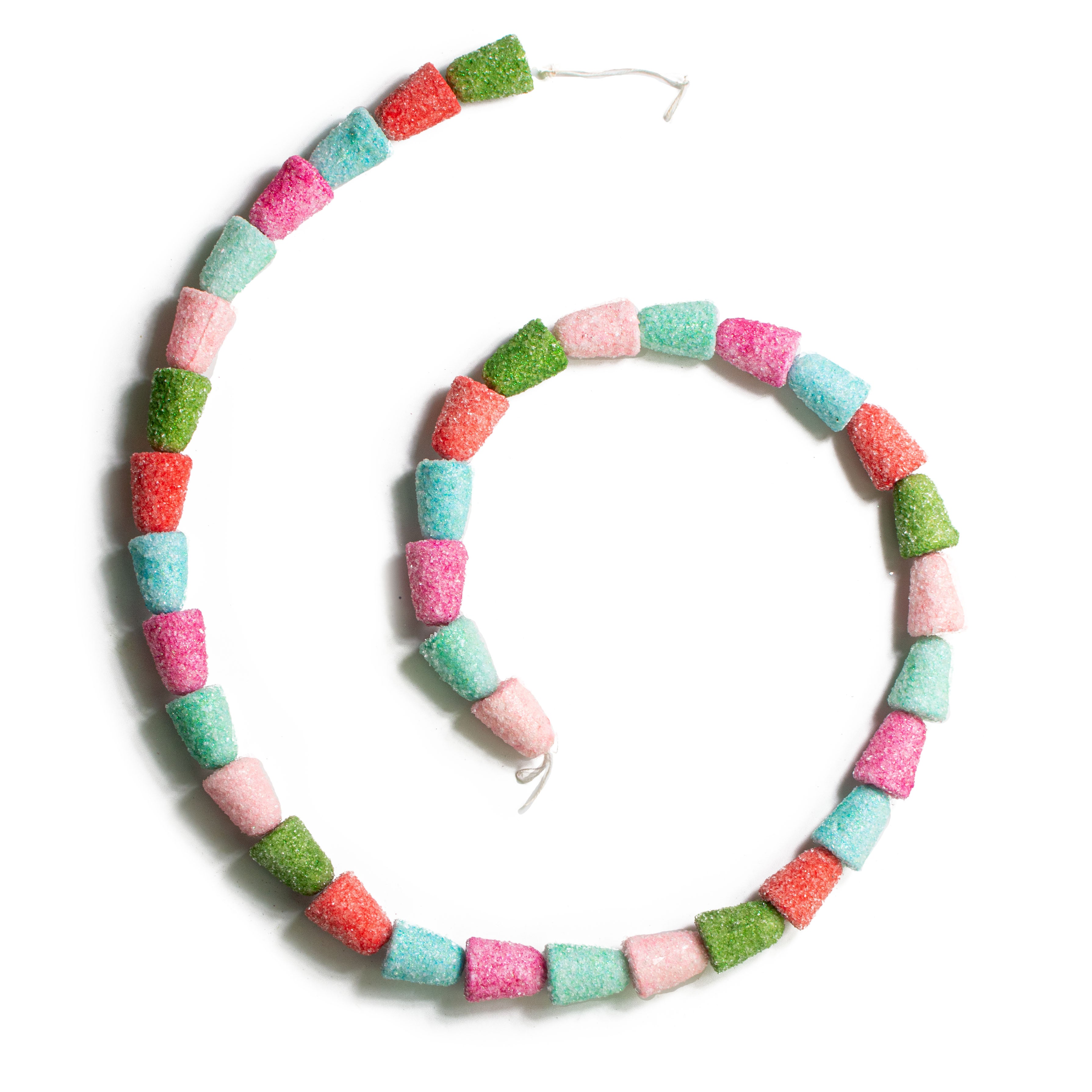 4' Gumdrop Garland: Red, Green, Pink, Blue Item Number: 85566MIX