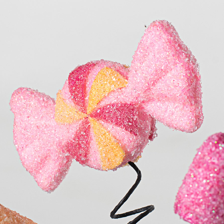 16" Gumdrop & Ring Candy Pick: Orange, Fuchsia, Pink Lifestyle Photo