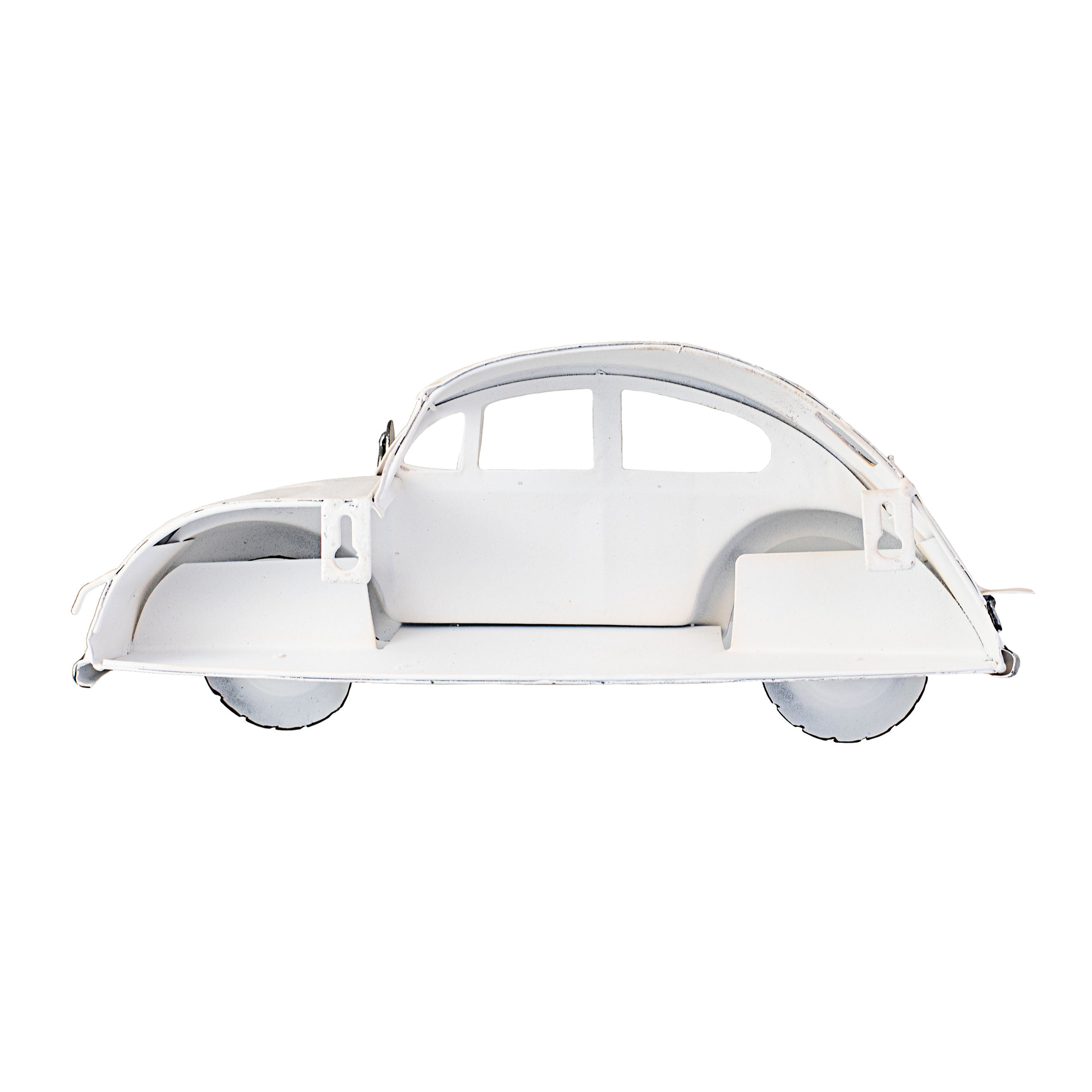 12" Half Bug Car Decoration: Antique White detail photo 3