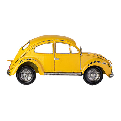 12" Half Bug Car Decoration: Antique Yellow Item Number: AM029936