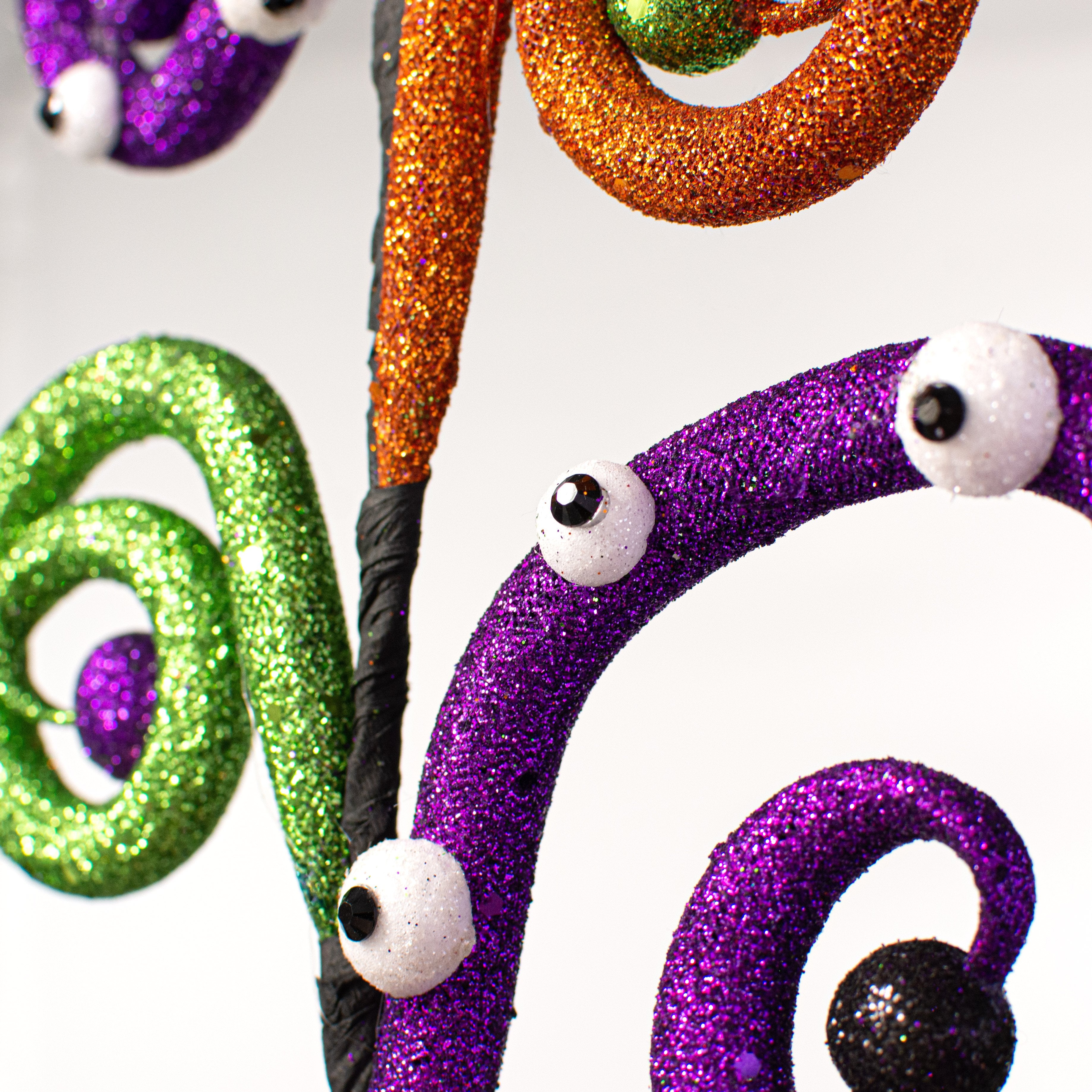 28" Halloween Curly Eye Ball Spray Lifestyle Photo