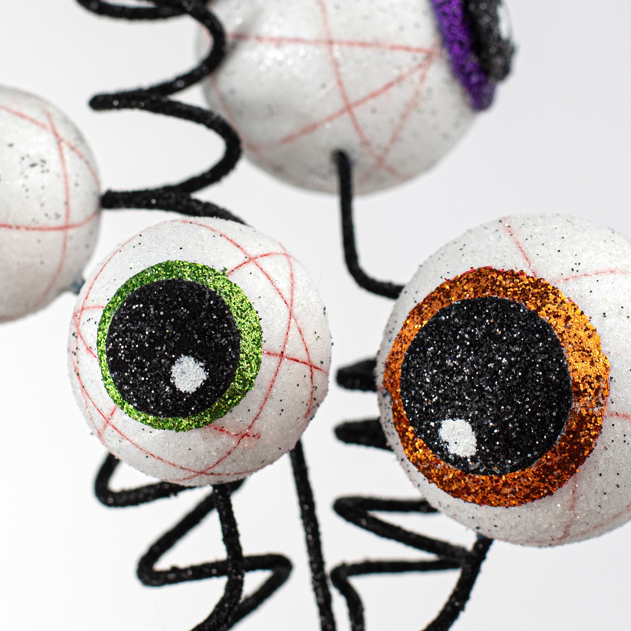 16" Halloween Eyeballs Curly Pick Lifestyle Photo