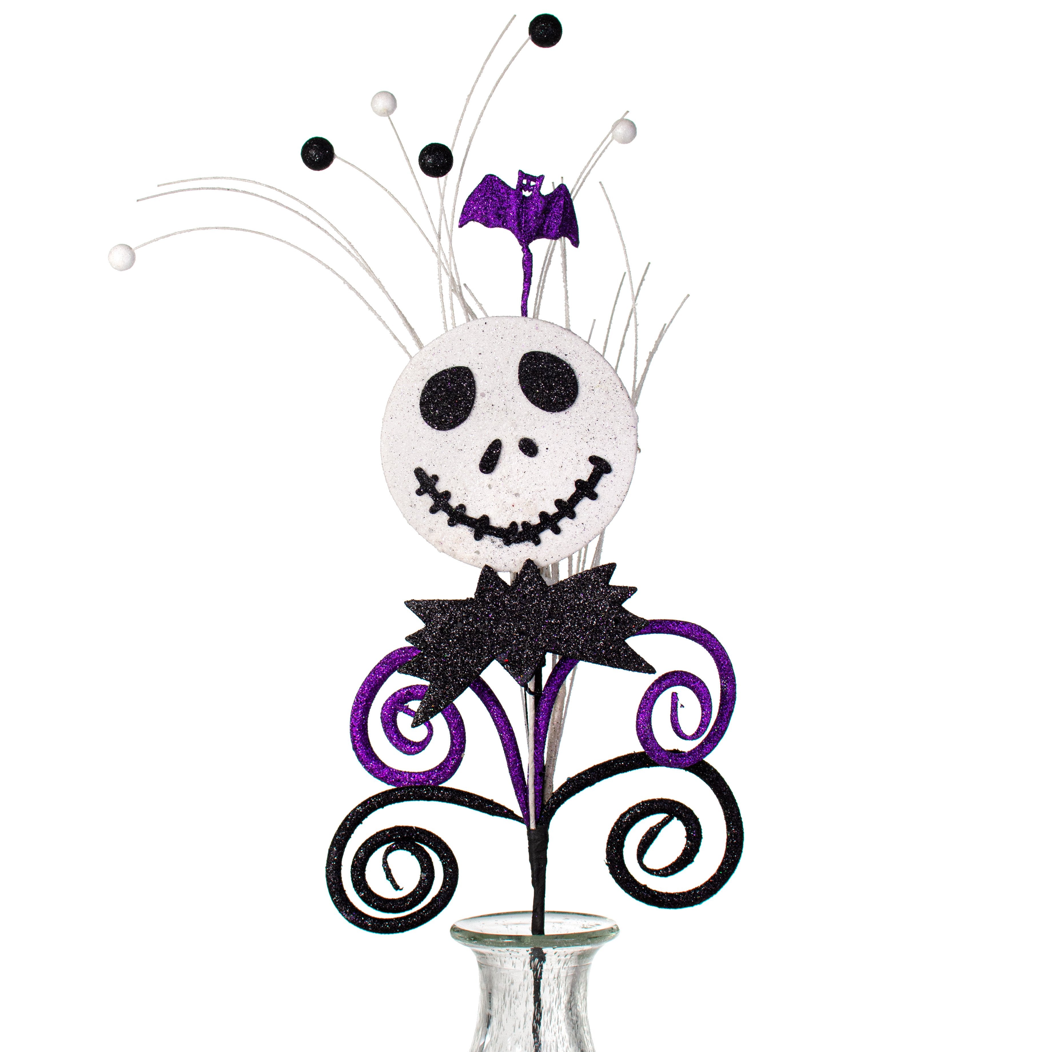 28" Halloween Smiling Jack Spray: White, Black, Purple Item Number: 56313HAL