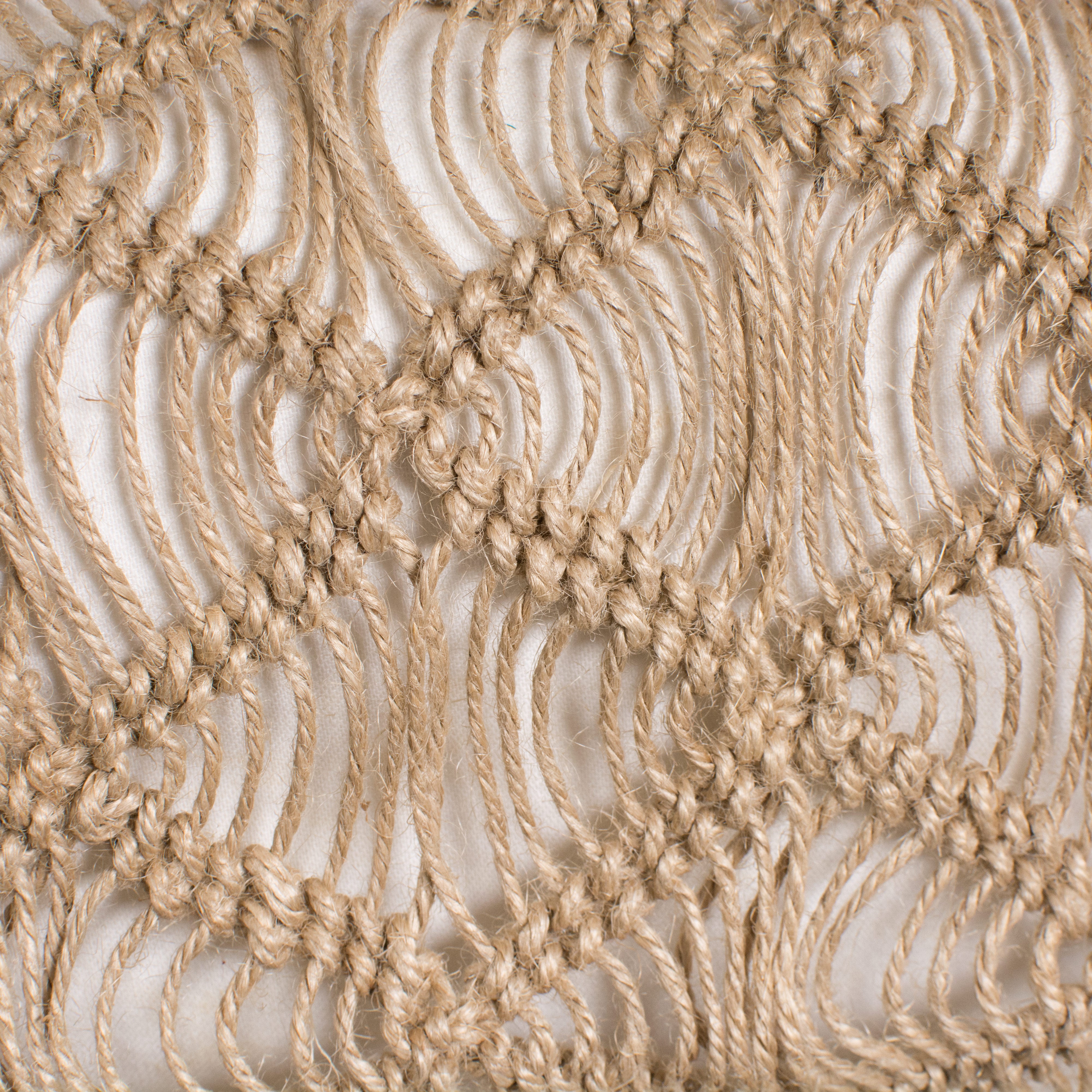 72" Handmade Macramé Table Runner Lifestyle Photo
