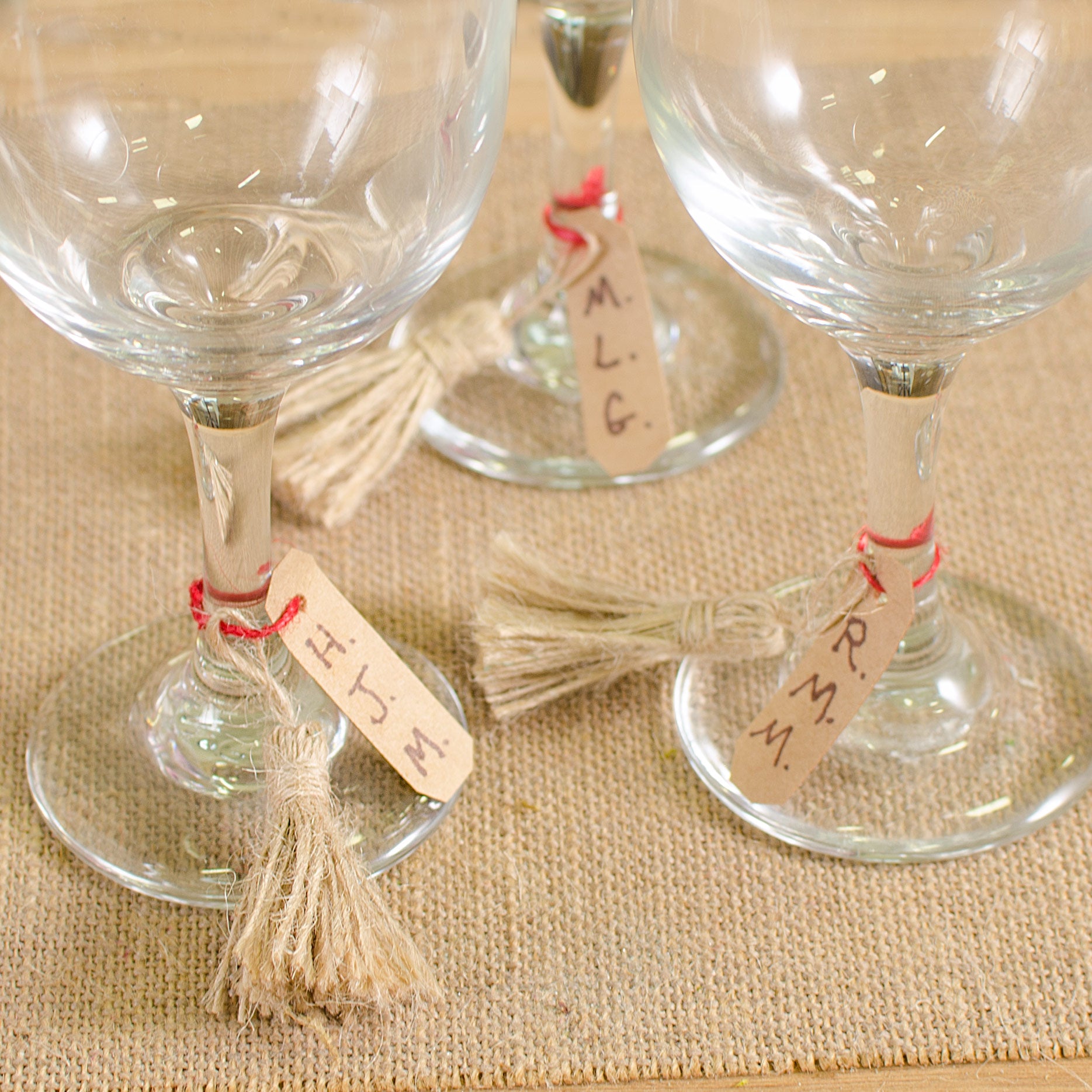 2" Hanging Jute Tassel (6) Lifestyle Photo