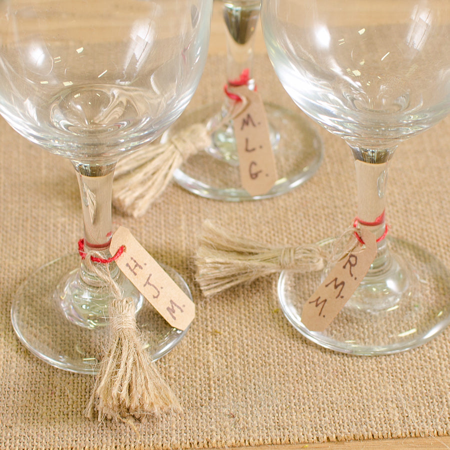2" Hanging Jute Tassel (6) Lifestyle Photo