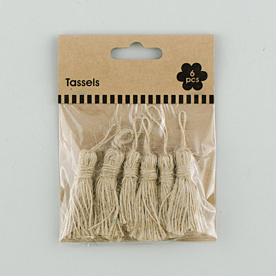 2" Hanging Jute Tassel (6) detail photo 3