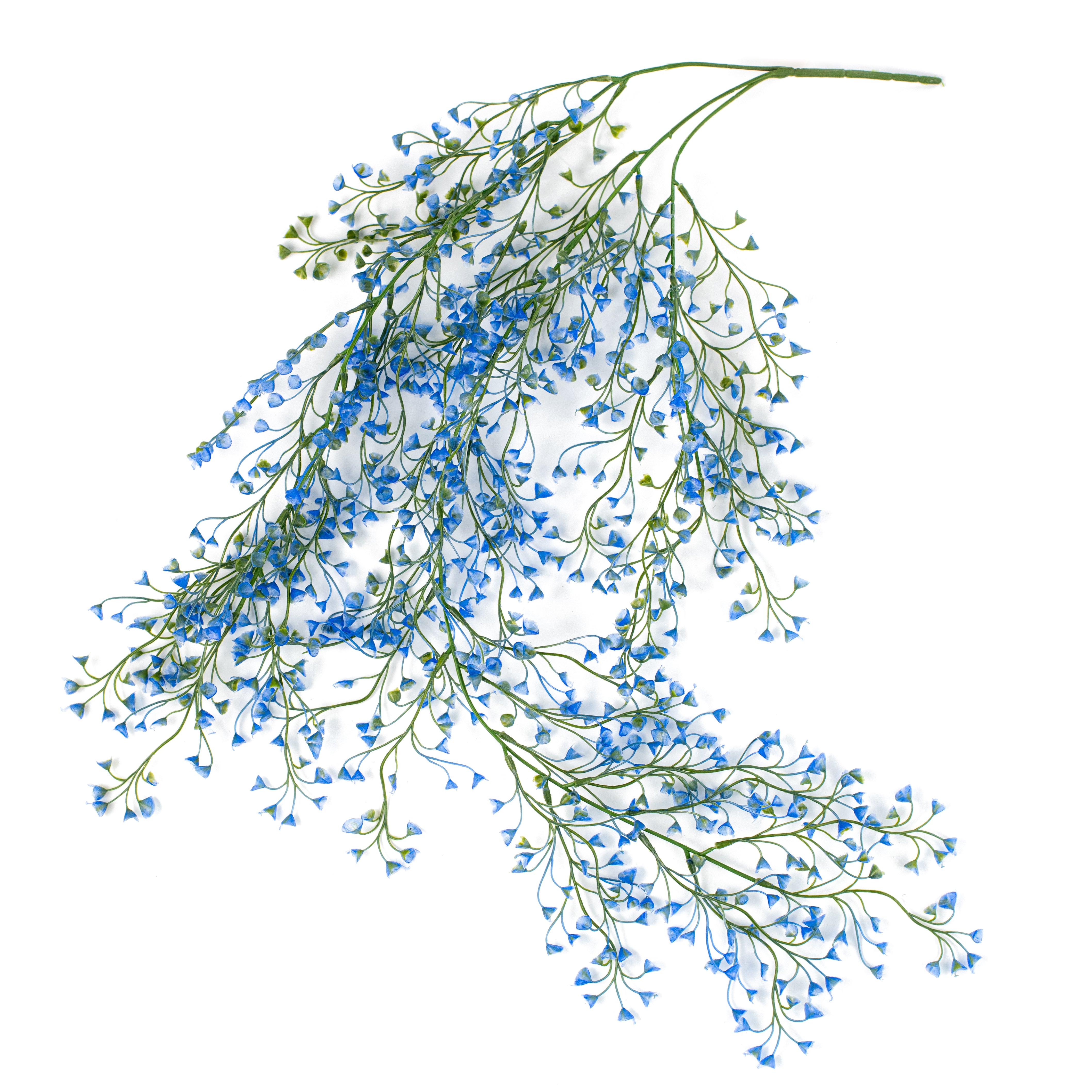 33" Hanging Mini Flower Spray: Blue Item Number: 209997