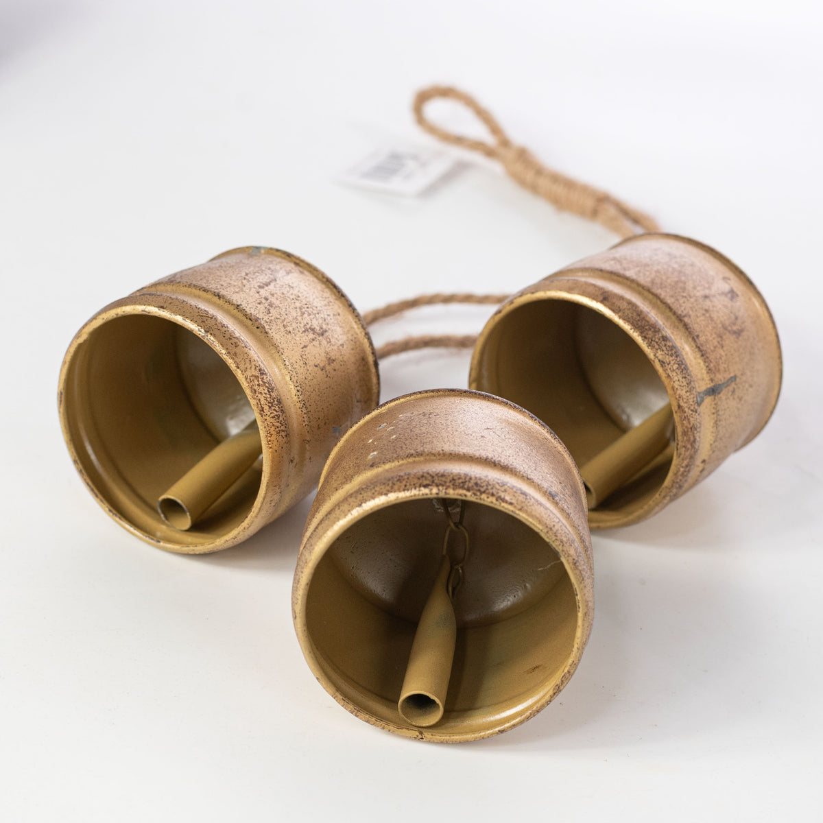 Hanging Silo Bell Ornament Cluster: Vintage Gold detail photo 4
