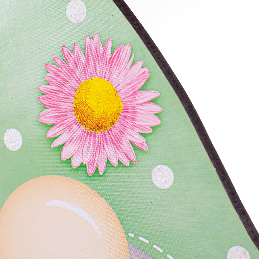 13" Happy Easter Egg Gnome Shape Sign detail photo 3