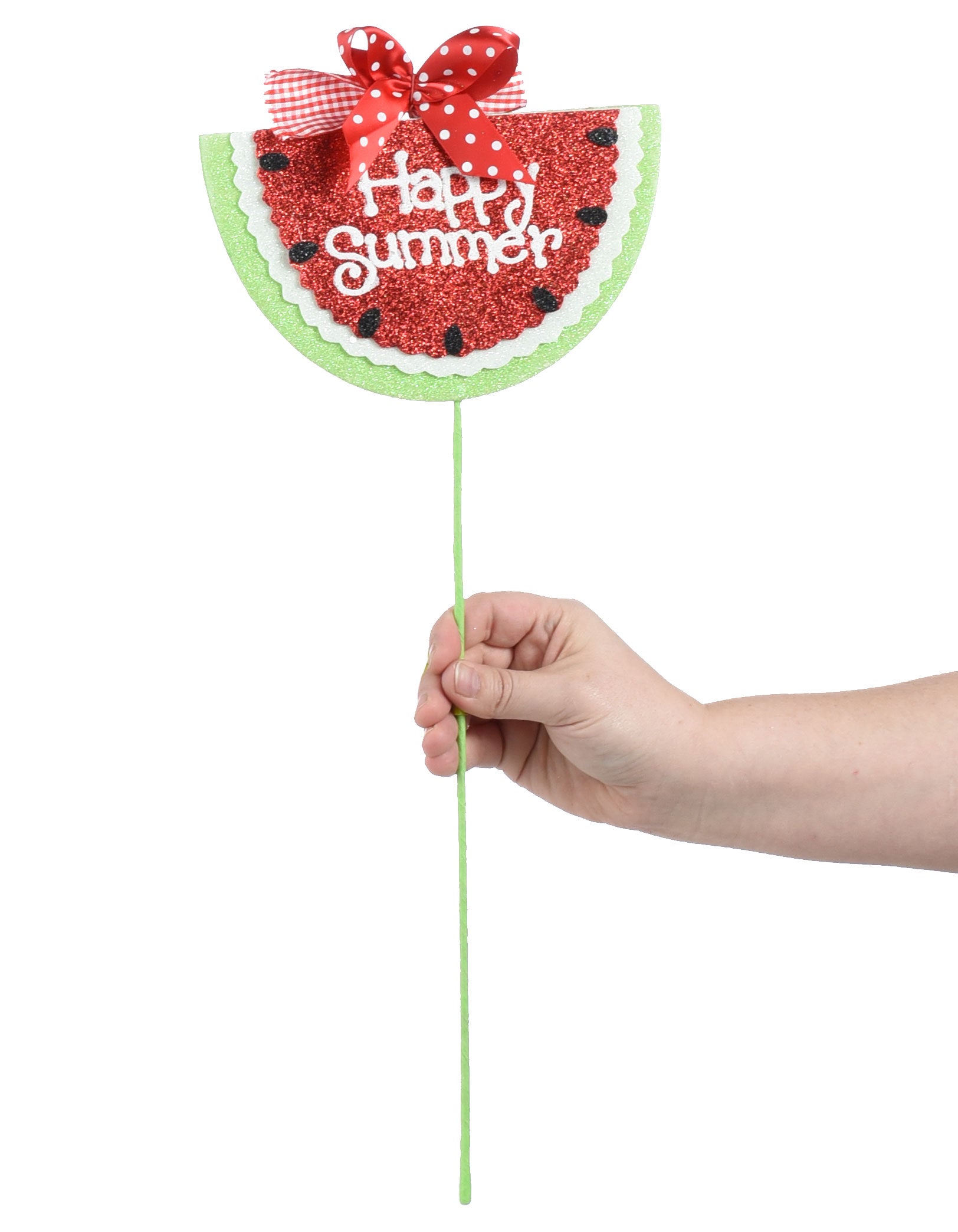 18" Happy Summer Watermelon Slice Pick Lifestyle Photo