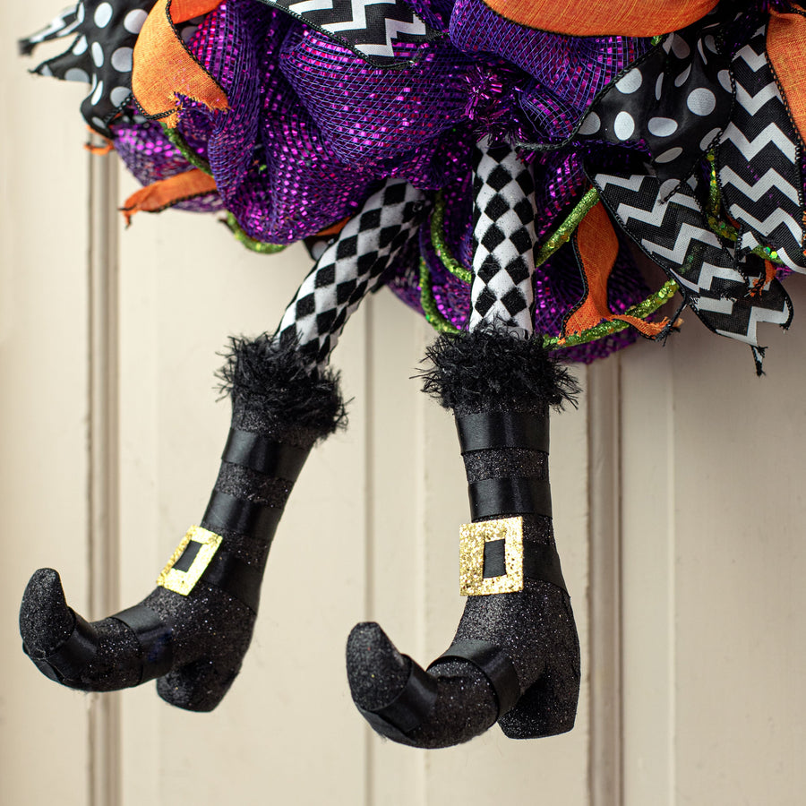 27" Harlequin Witch Boot Spray Lifestyle Photo