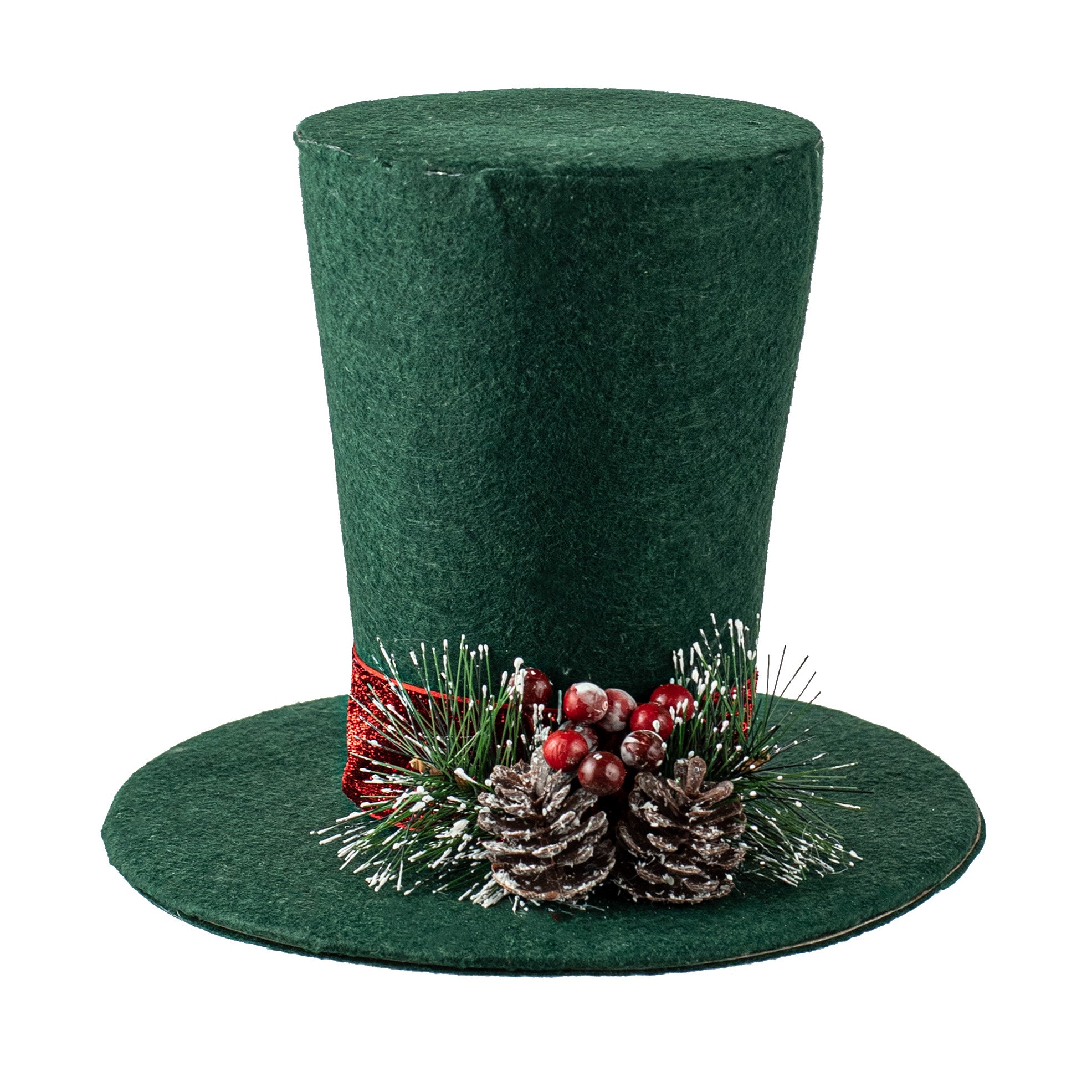 9" Hat With Trim Christmas Tree Topper: Green Item Number: 172541