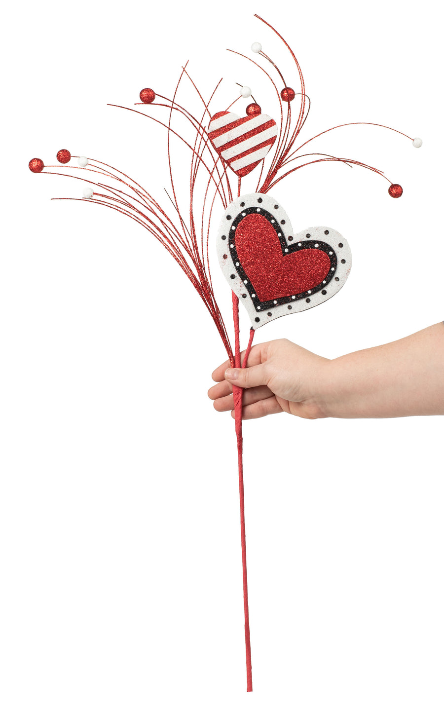 28" Heart Ball Spray detail photo 3
