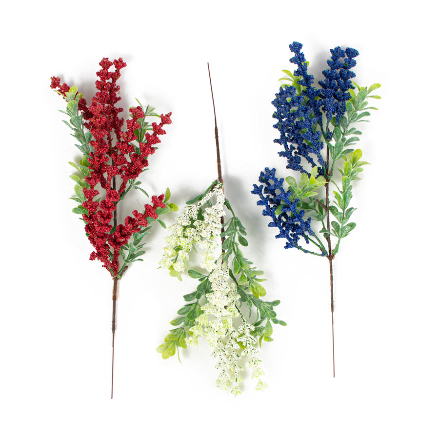 15" Heather with Boxwood Bundle: Red, White, Blue detail photo 4