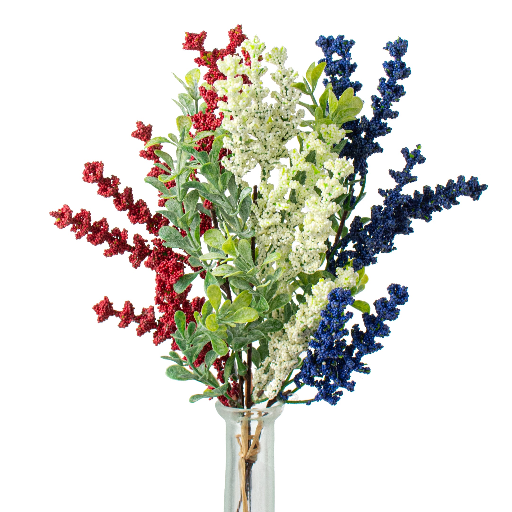 15" Heather with Boxwood Bundle: Red, White, Blue Item Number: 31215