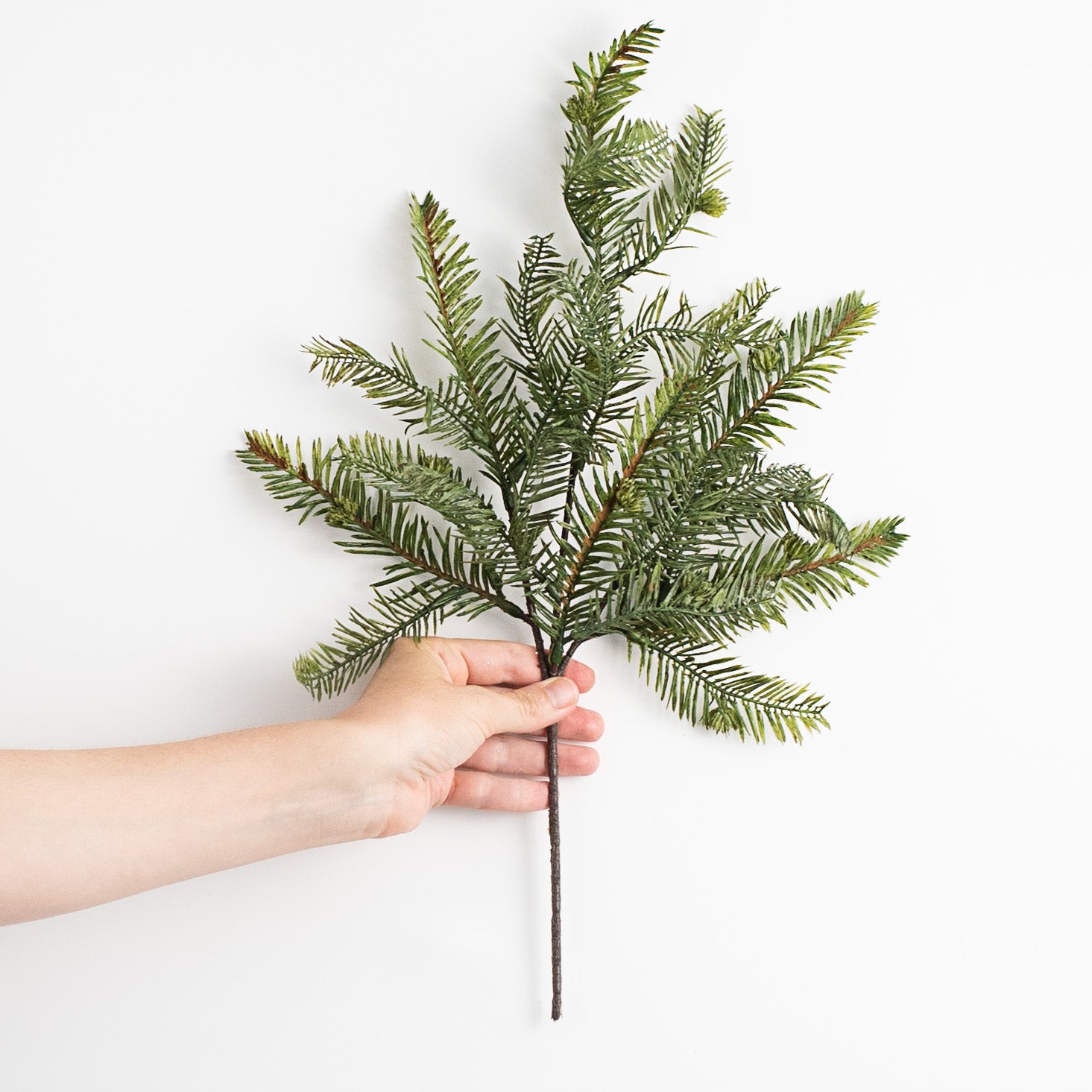 17" Hemlock Pine Spray detail photo 3