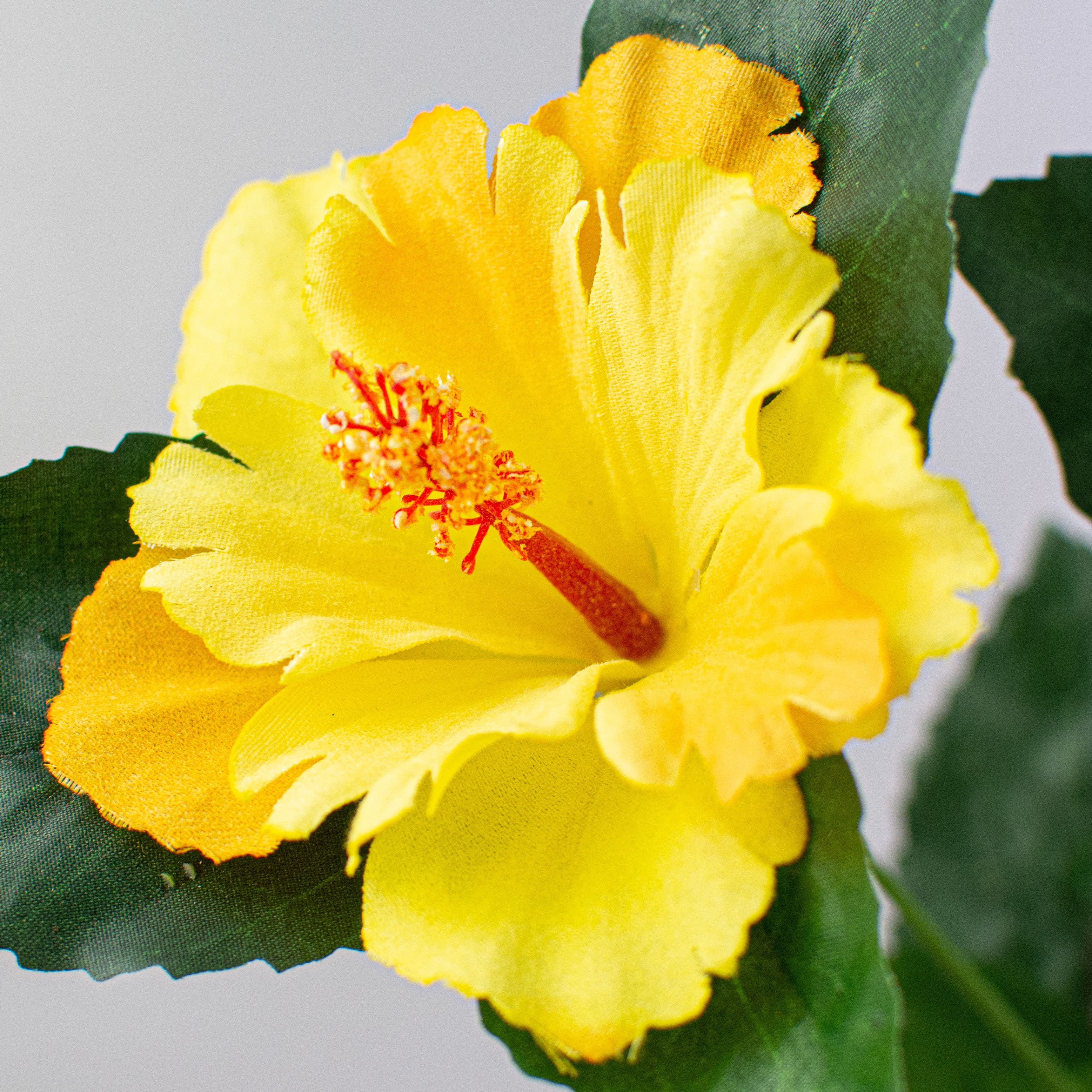 28" Hibiscus Spray: Yellow Lifestyle Photo