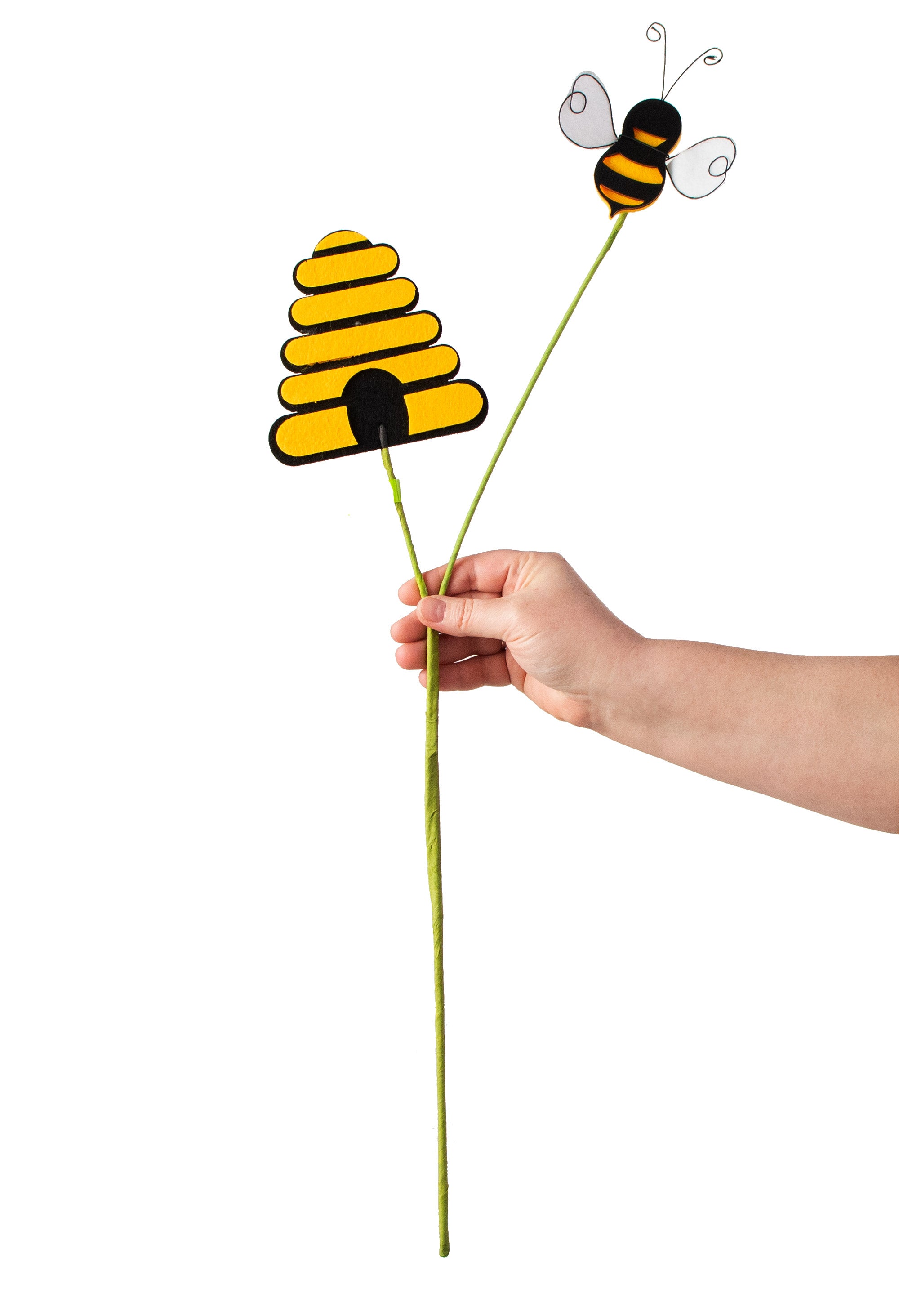 26" Hive Bee Felt Cutout Spray detail photo 3