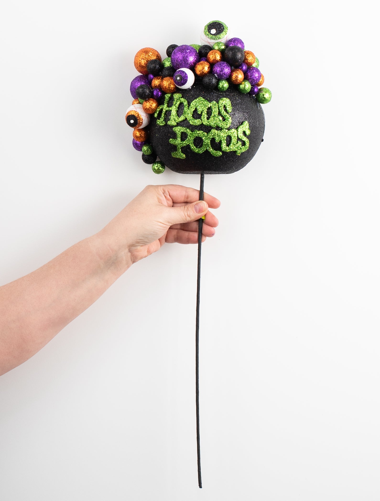 21" Hocus Pocus Eyeball Cauldron Pick detail photo 3