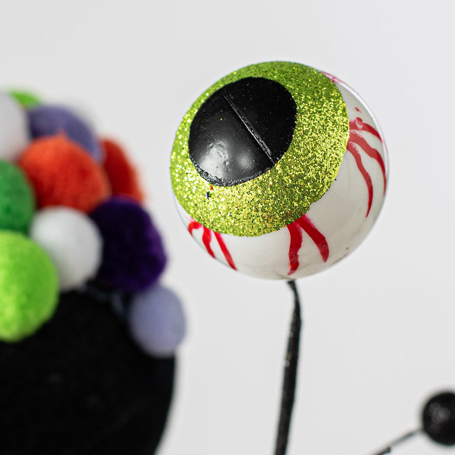 20" Hocus Pocus Eyeball Cauldron Spray detail photo 4