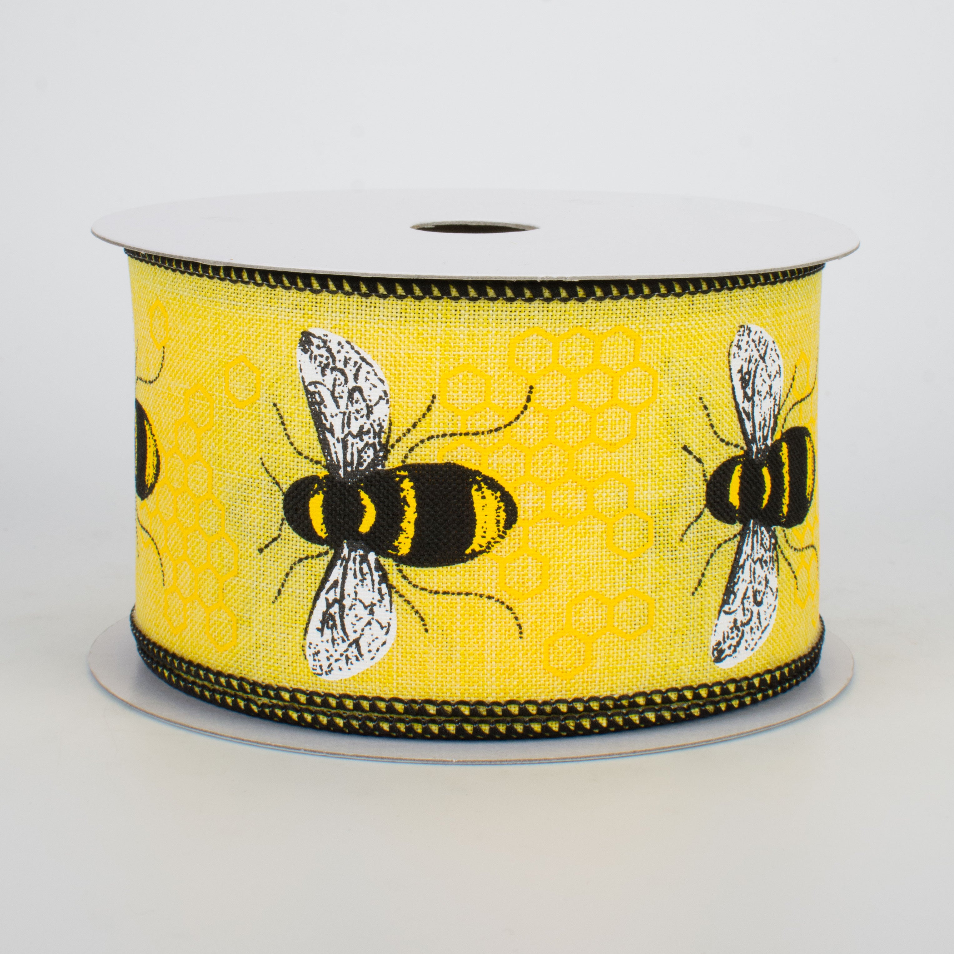 2.5" Honey Bee Ribbon: Yellow (10 Yards)