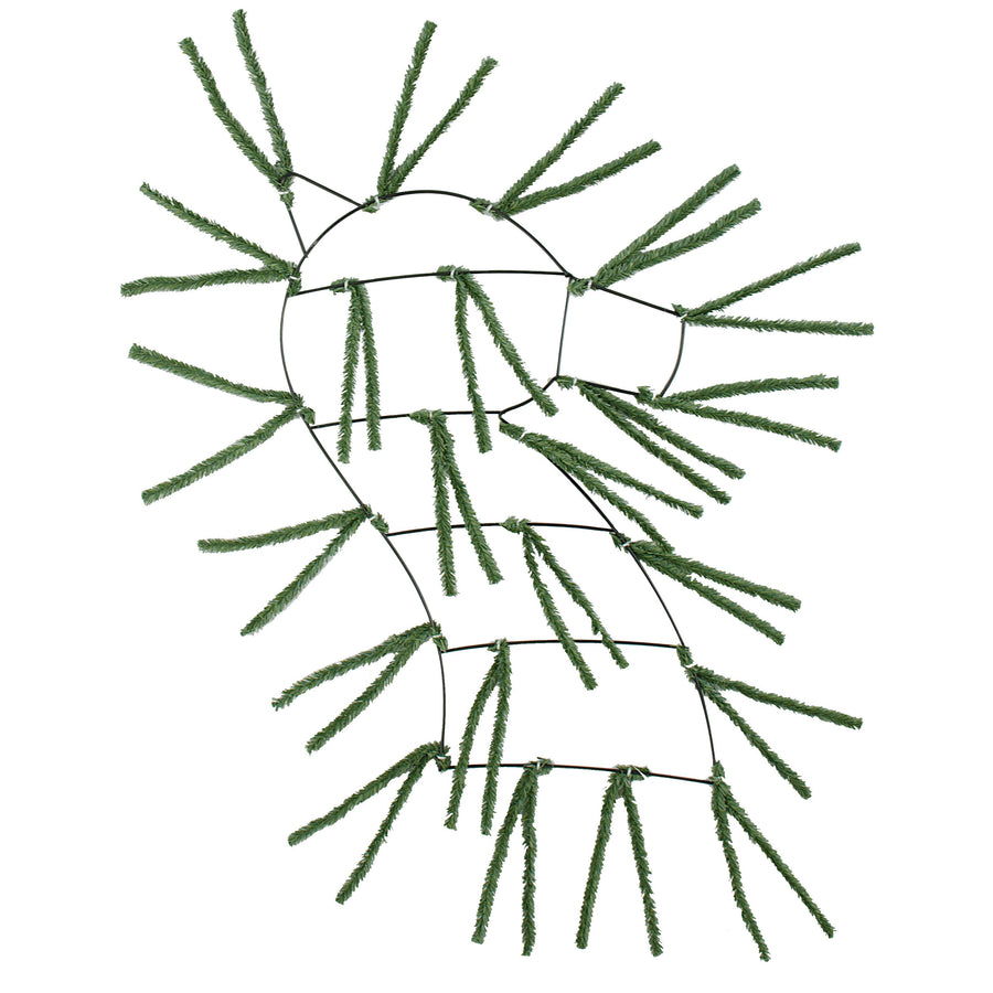 24" Horse Head Tinsel Work Form: Green Item Number: XX771709