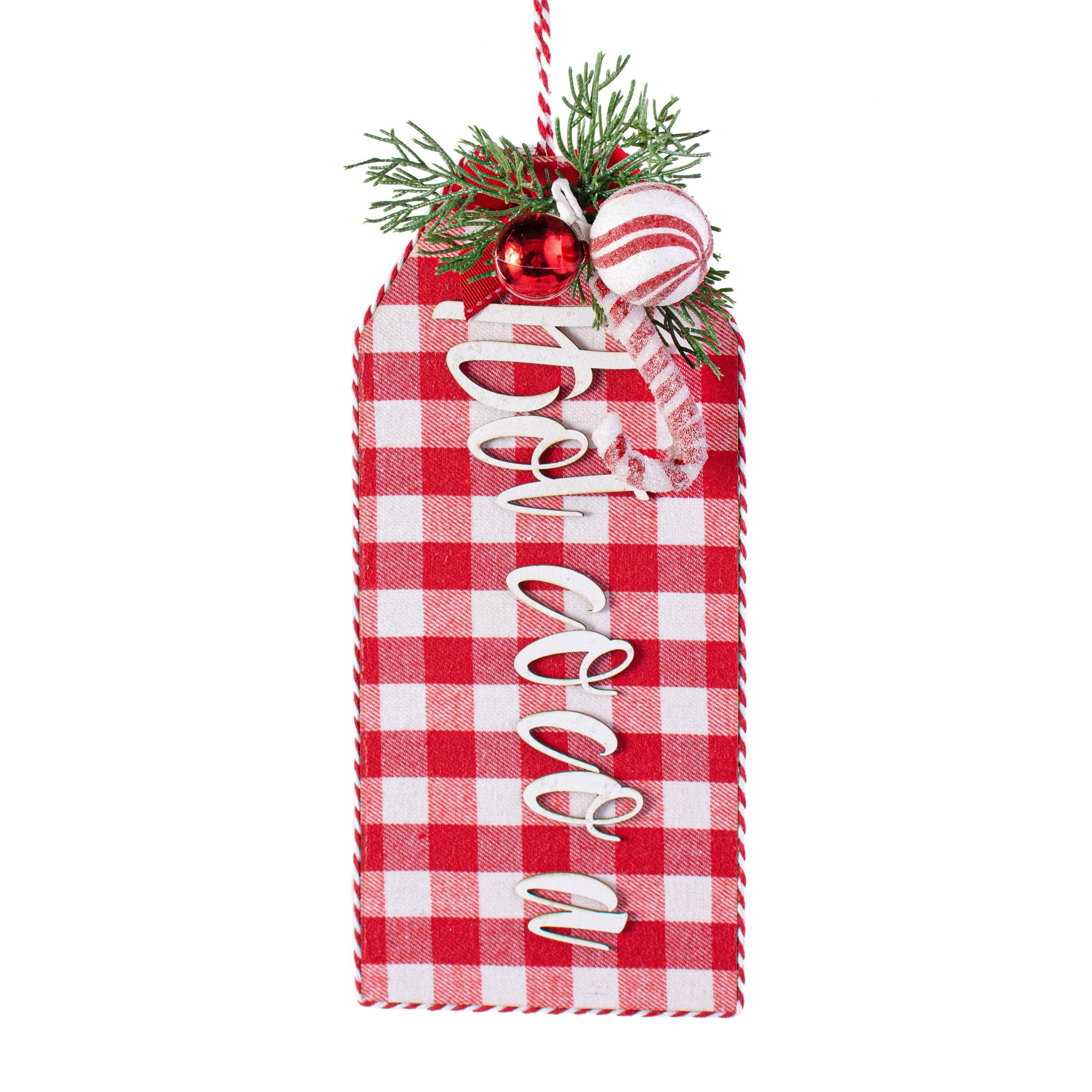 11" Hot Cocoa Gift Tag Ornament Item Number: 85291RDWT