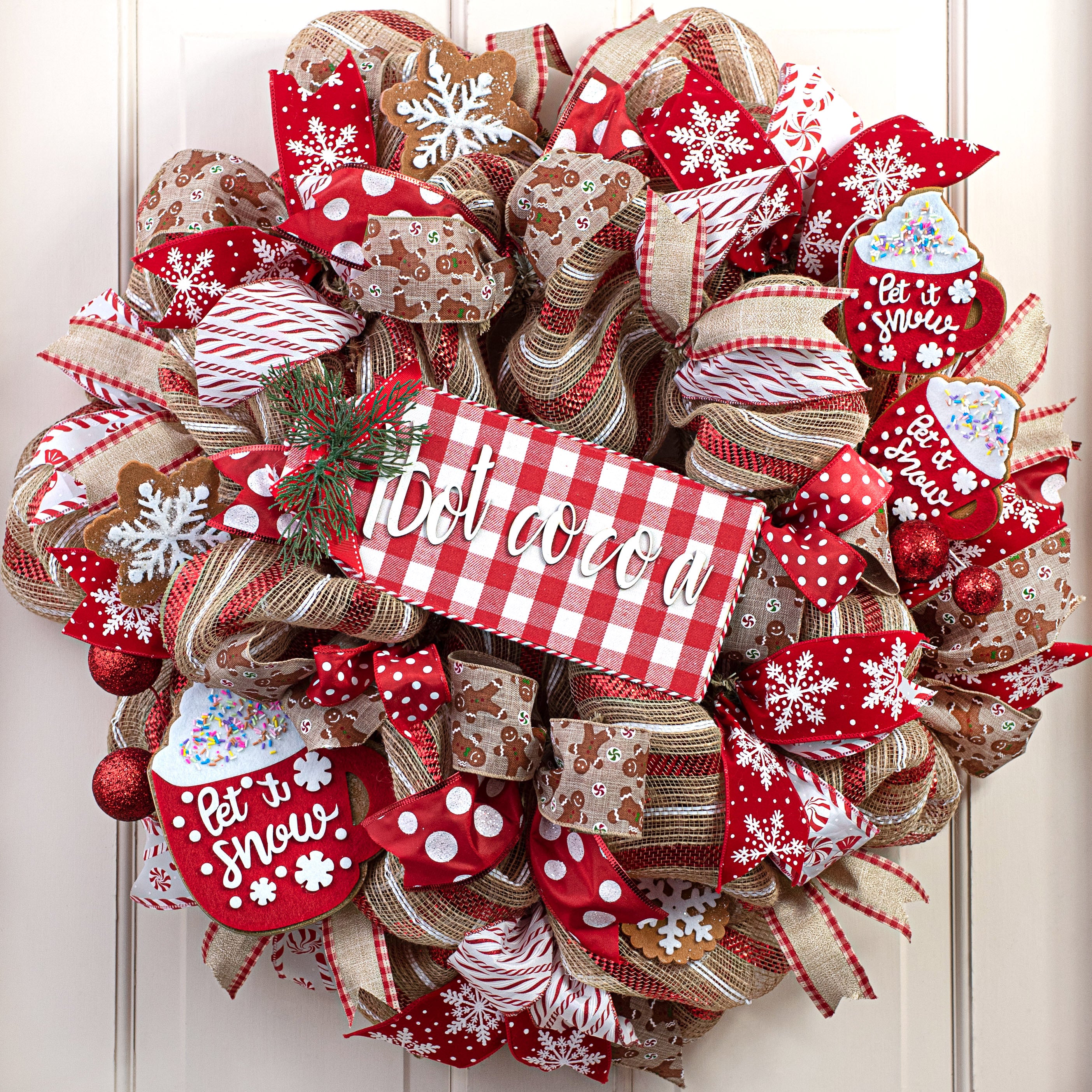 7" Hot Cocoa Ornament Lifestyle Photo