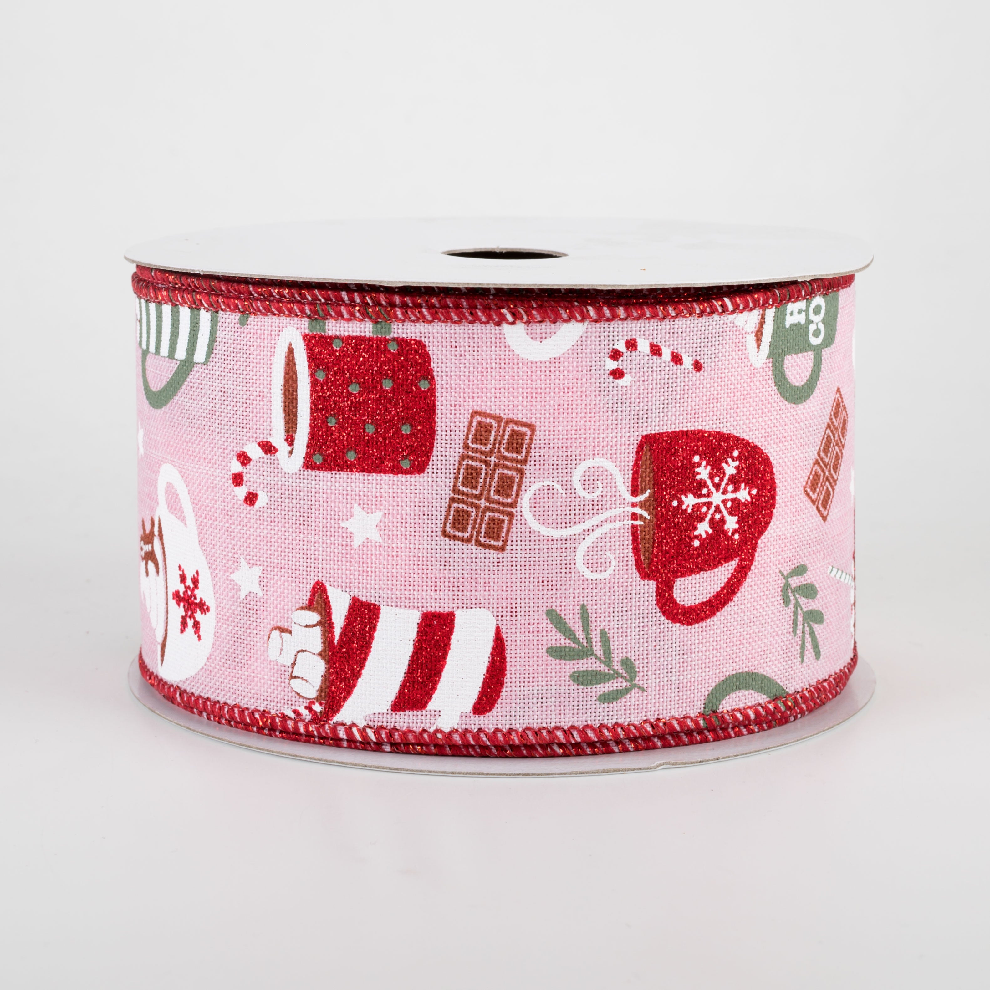 2.5" Hot Cocoa Ribbon: Light Pink (10 Yards)
