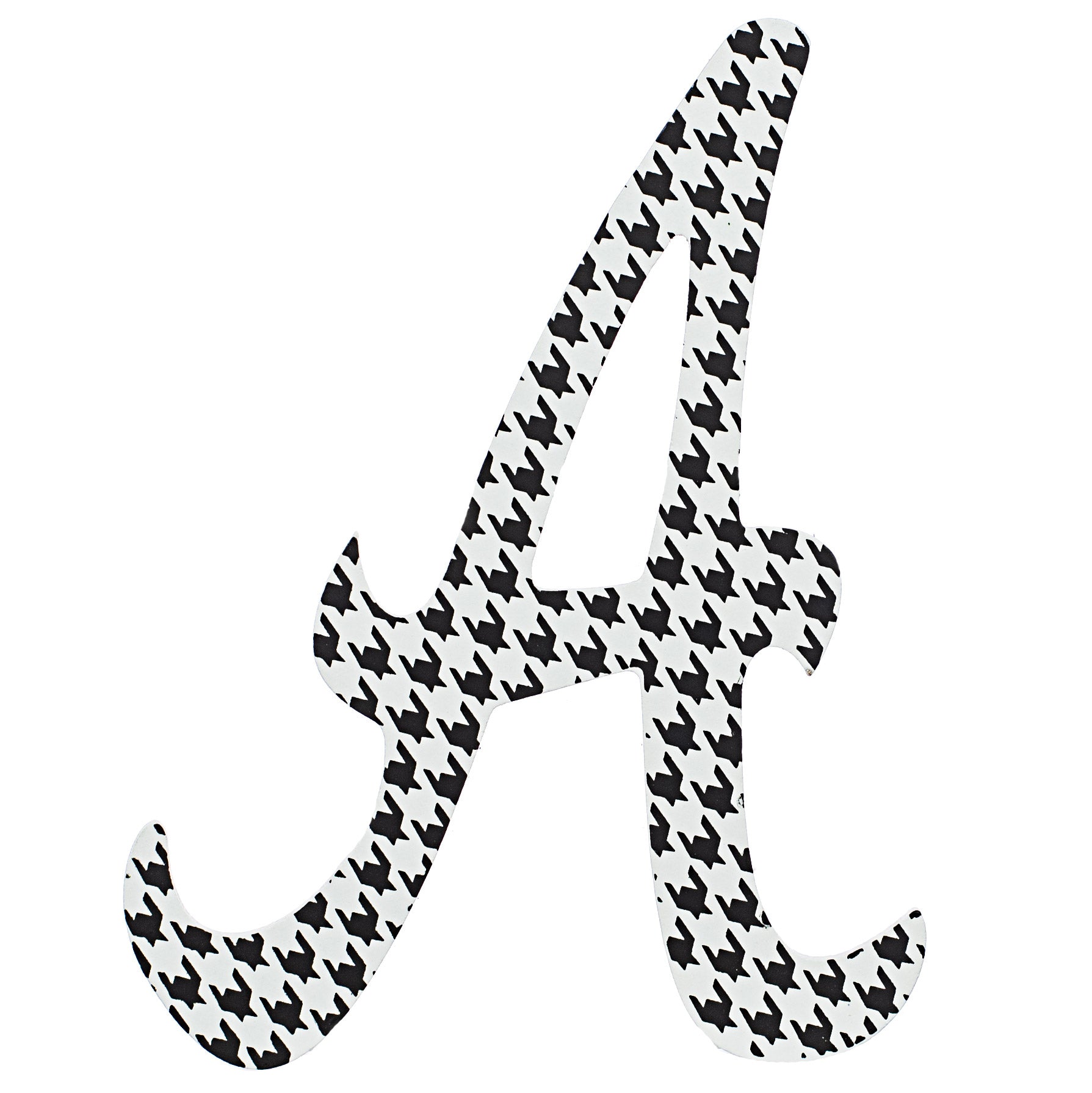 7"  Houndstooth Stylized A Item Number: AB2064